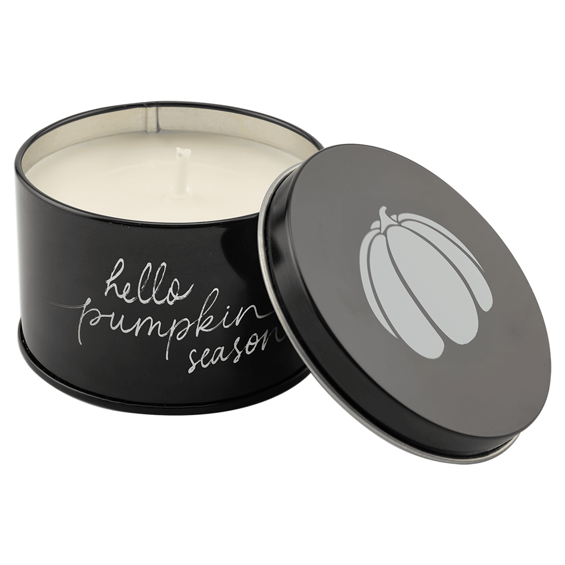 5.3 oz. Candle in a Black Metal Tin - CND02