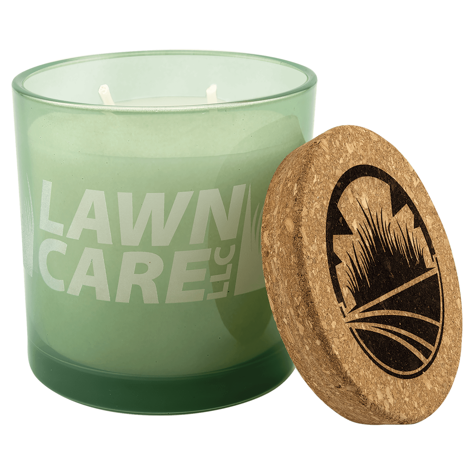 14 oz. Candle in a Glass Holder with Cork Lid - CND03