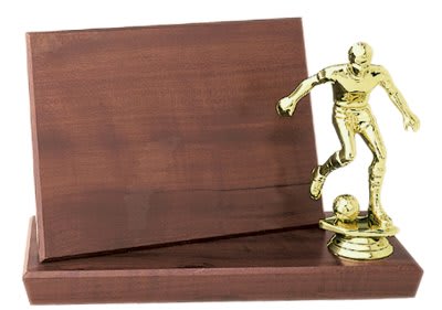 6.75" x 4.75" Cherry Finish Standup Plaque