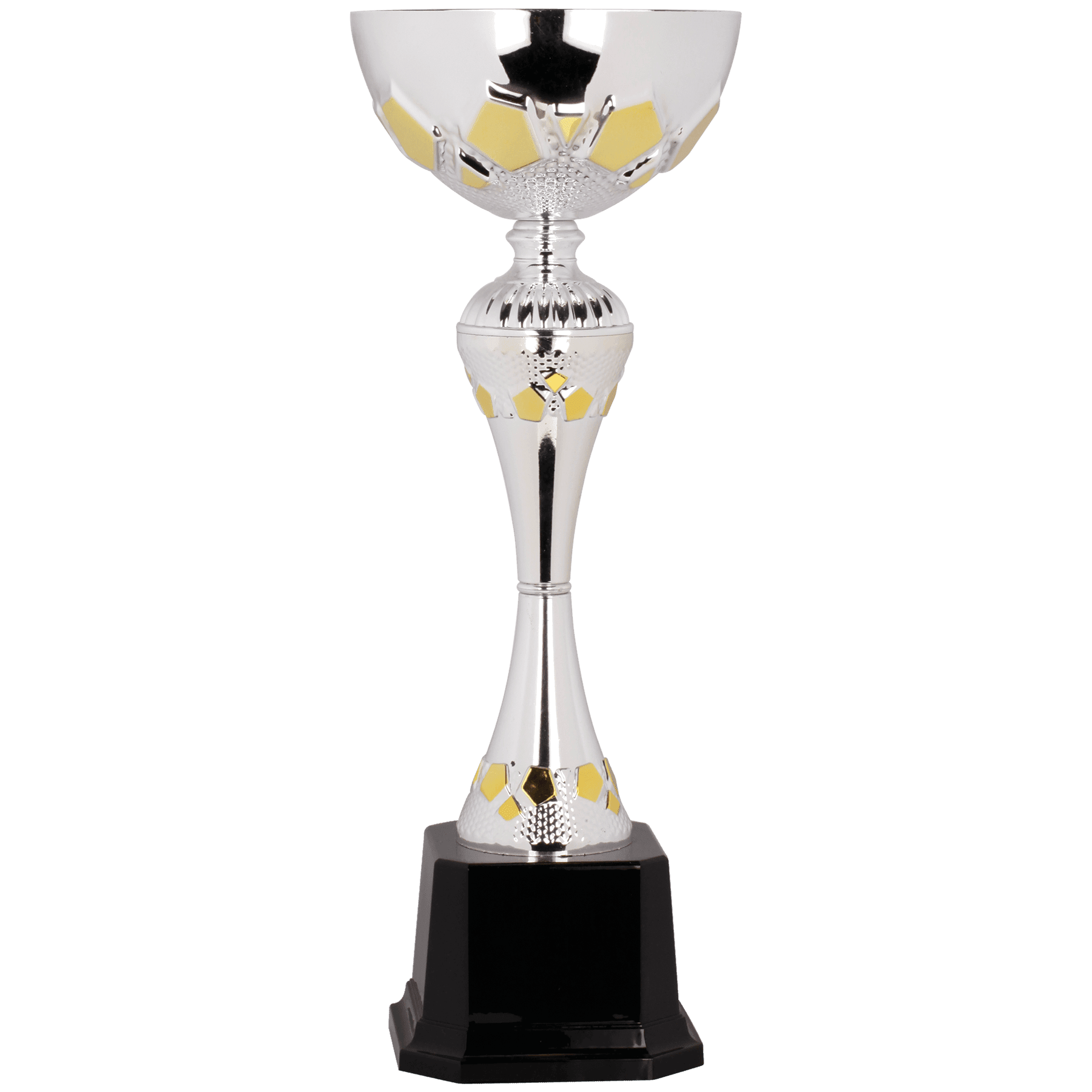 Metal Cup with Handles Trophy on Plastic Base - ACU11