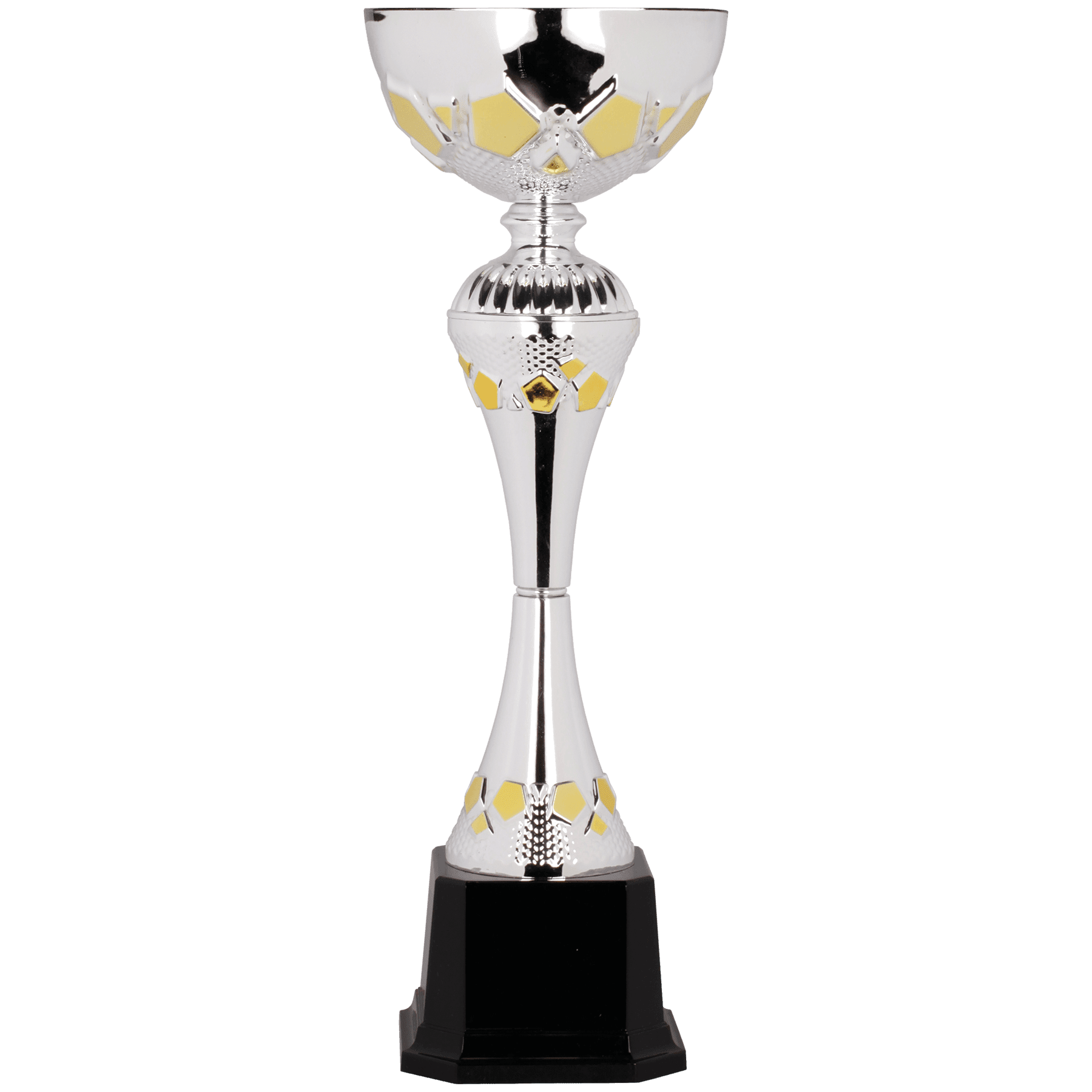 Metal Cup with Handles Trophy on Plastic Base - ACU11
