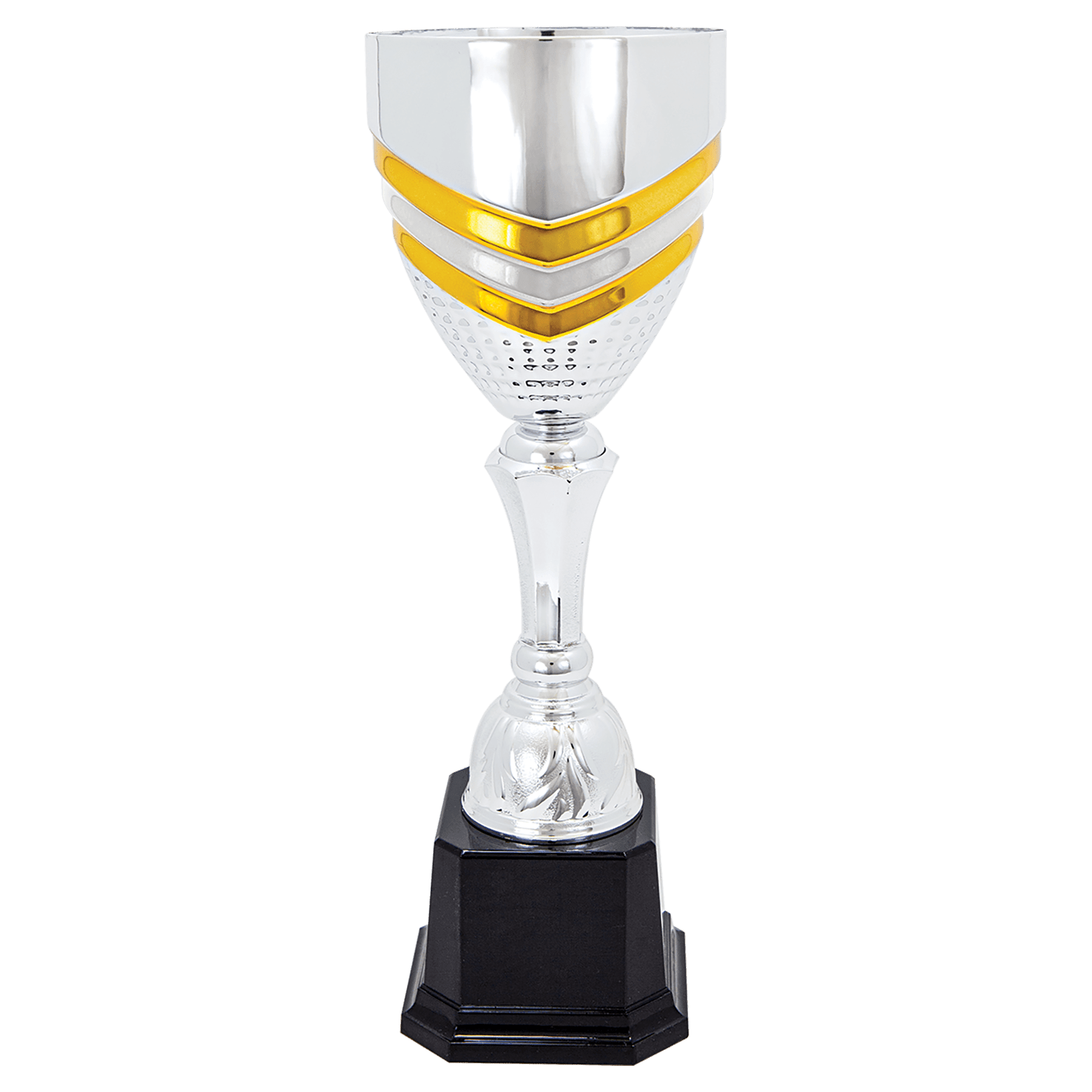 Metal Cup Stripe Trophy - ACU13