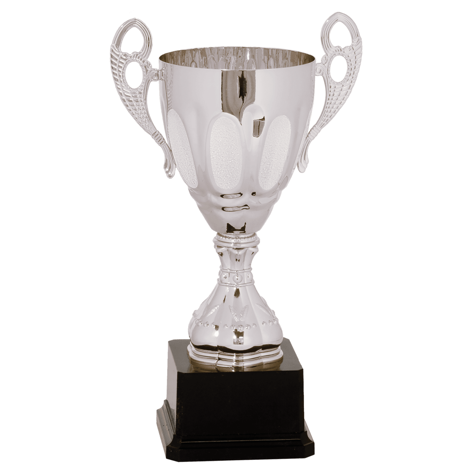 Metal Cup with Handles Trophy on Plastic Base - ACU14