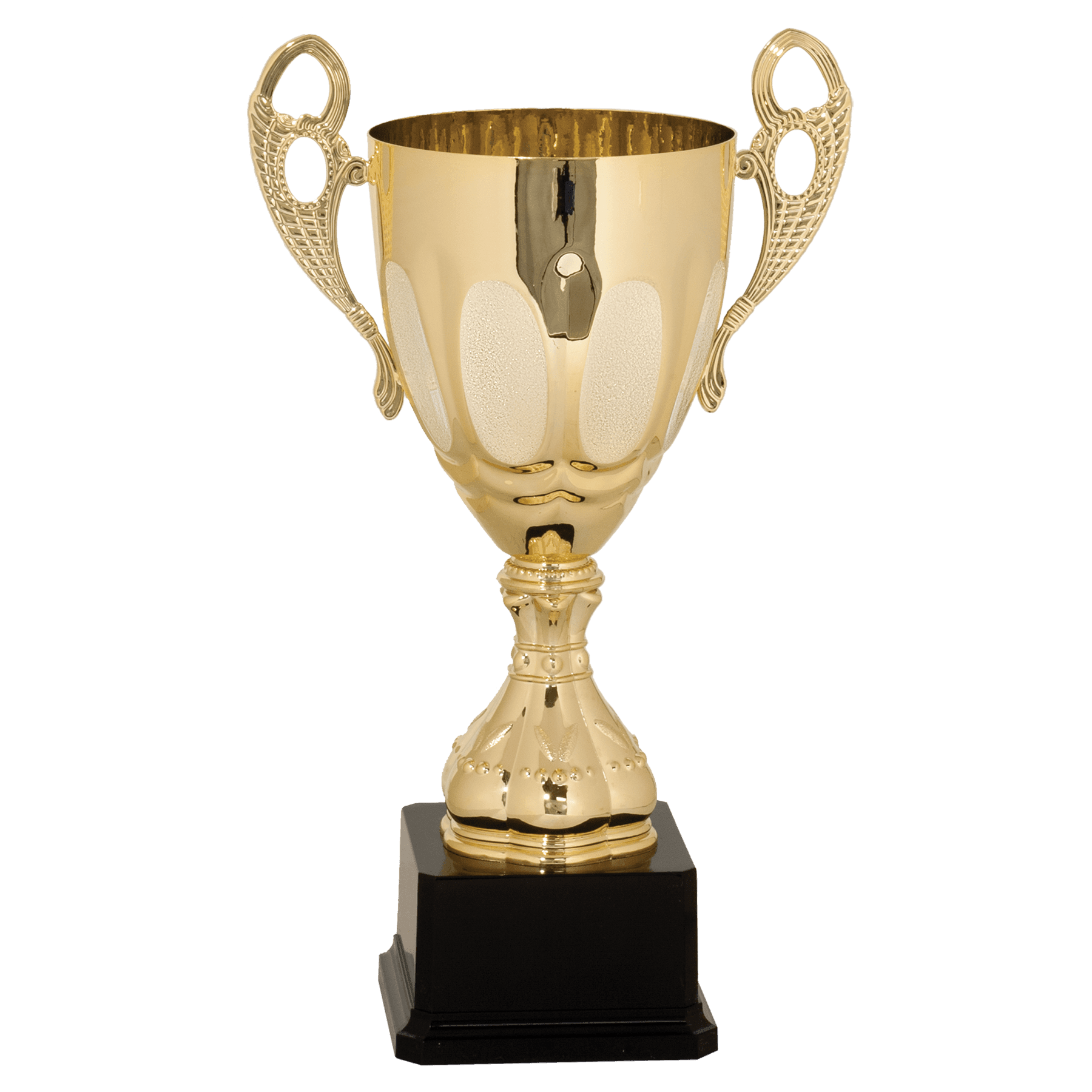 Metal Cup with Handles Trophy on Plastic Base - ACU14