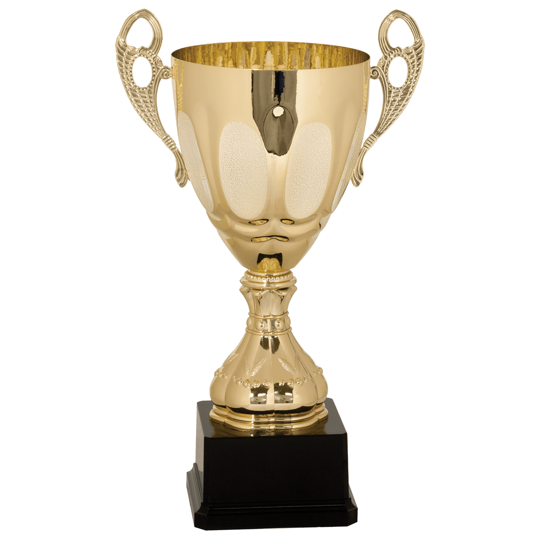 Metal Cup with Handles Trophy on Plastic Base - ACU14