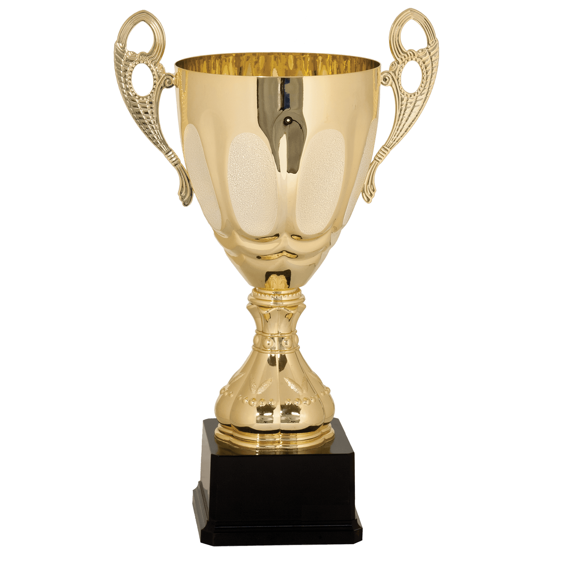 Metal Cup with Handles Trophy on Plastic Base - ACU14