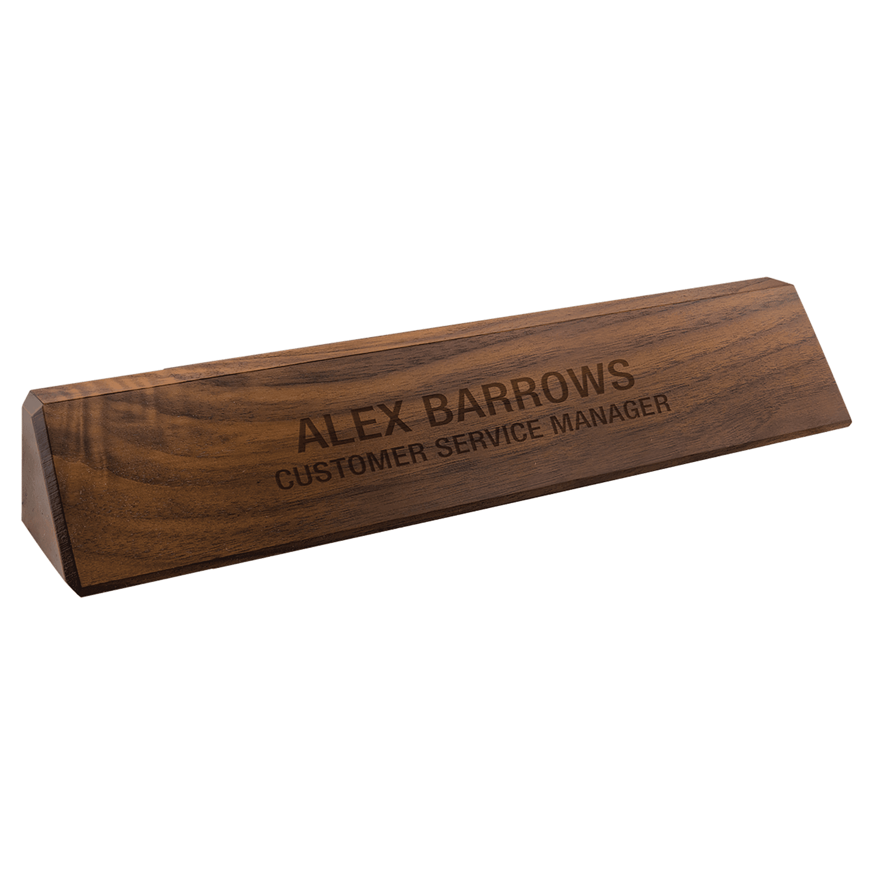 12.5" Genuine Walnut Desk Wedge