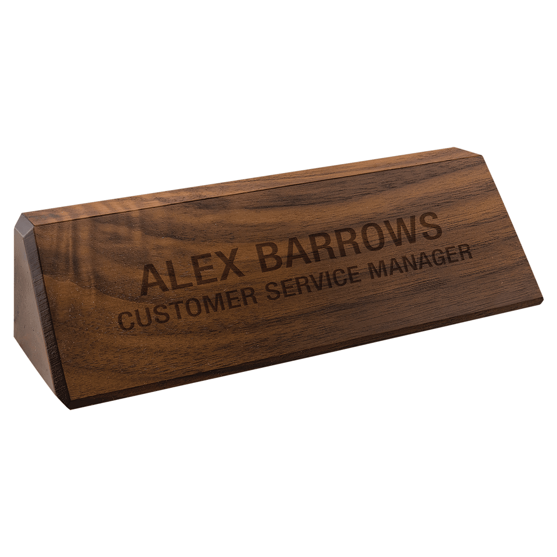 8.5" Genuine Walnut Desk Wedge
