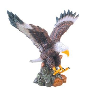 7.25" Hand Painted Eagle Resin