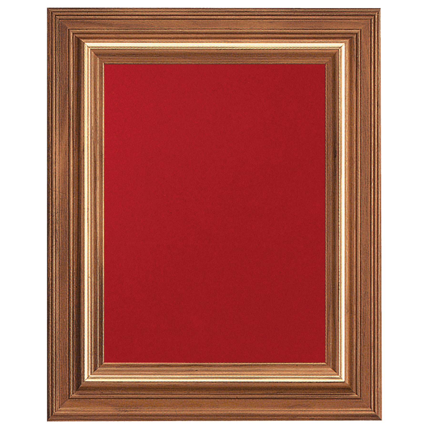 American Walnut Airflyte Frame with Gold & Velour - FRM32