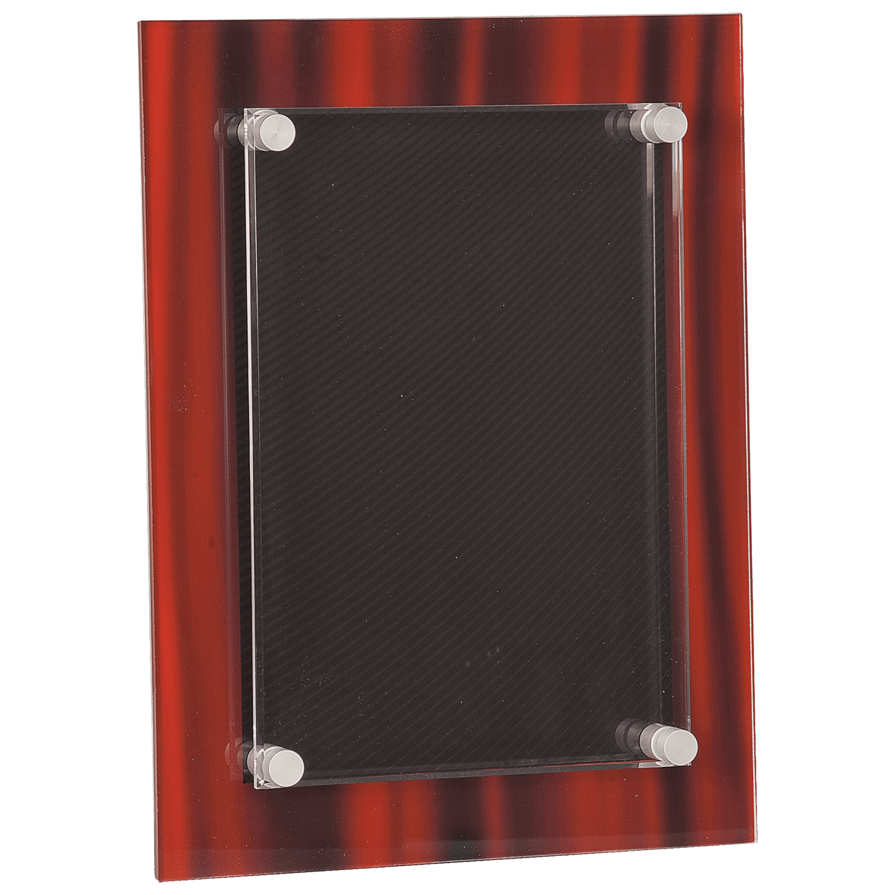 9" x 12" Red Velvet Stand-Off Acrylic Plaque