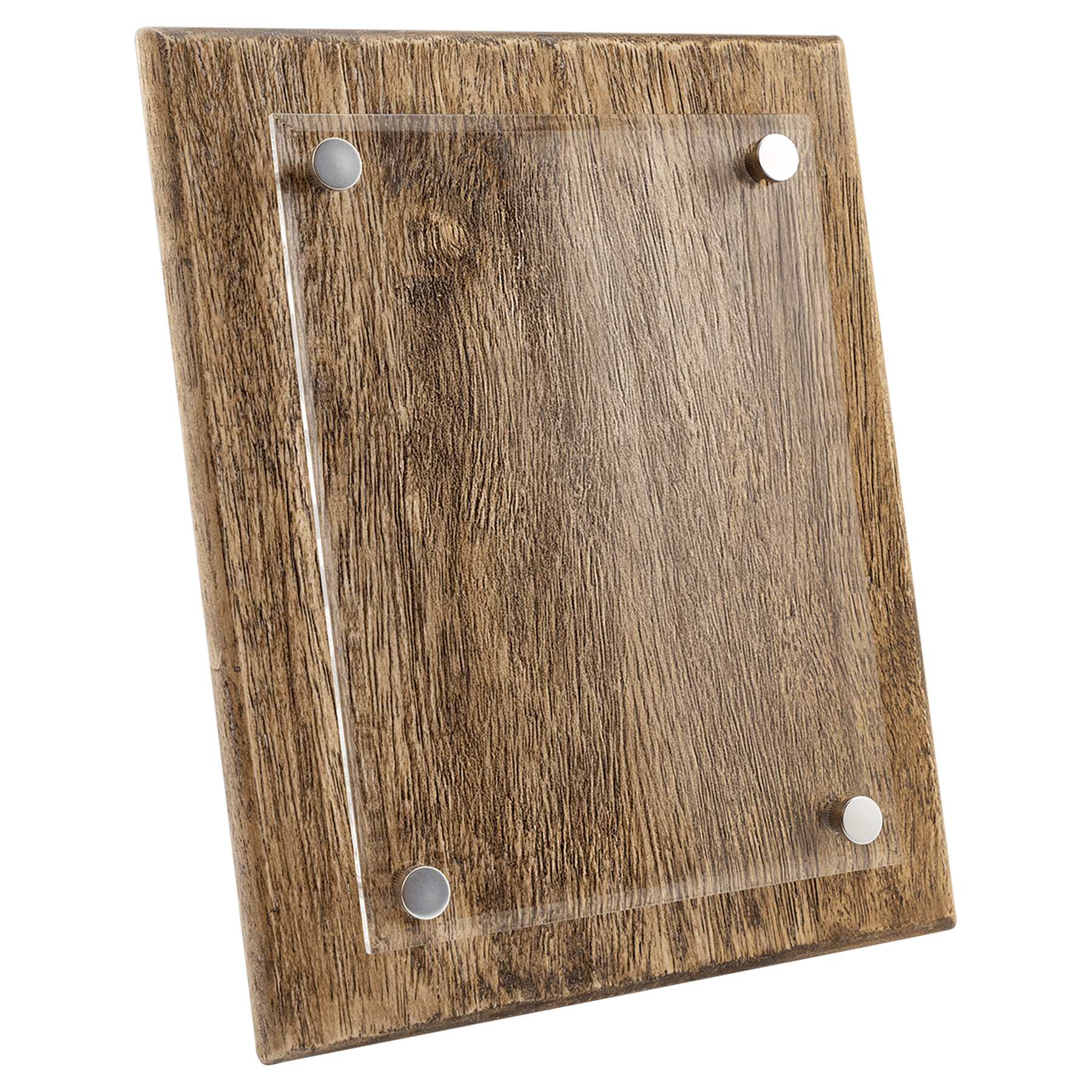 Barnwood Floating Acrylic Plaque - PF09