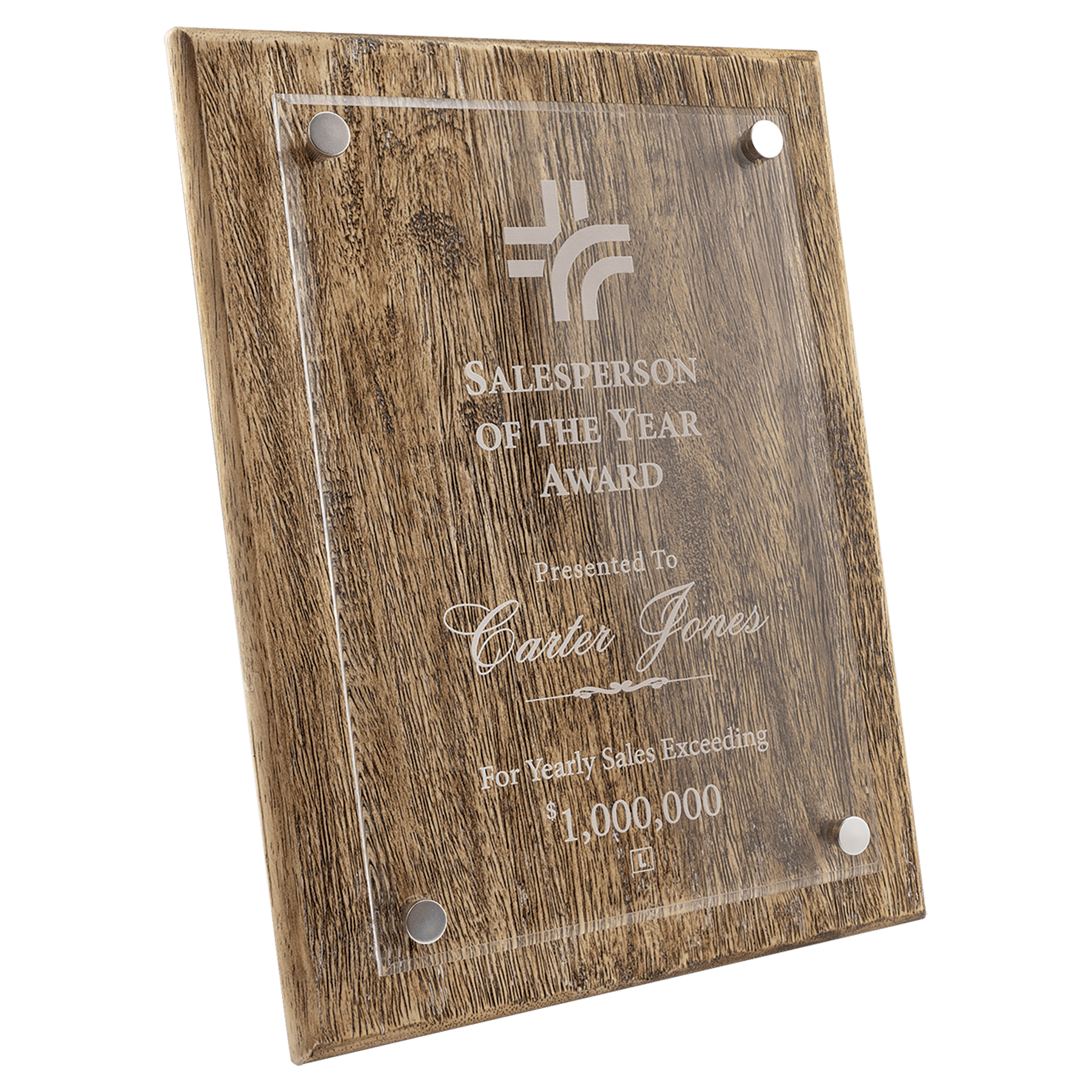 Barnwood Floating Acrylic Plaque - PF09