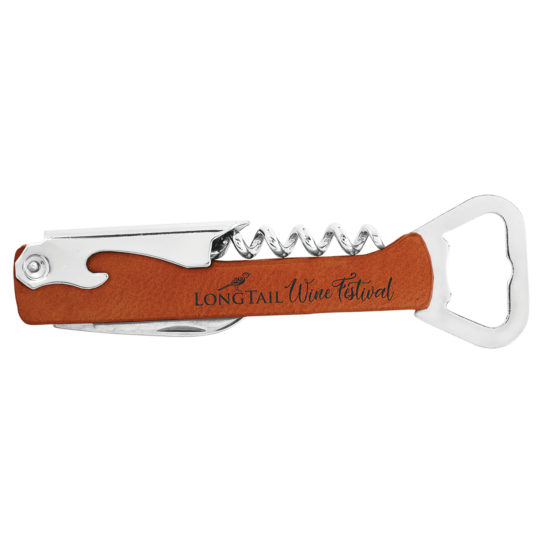 Rawhide Leatherette Wine Bottle Opener