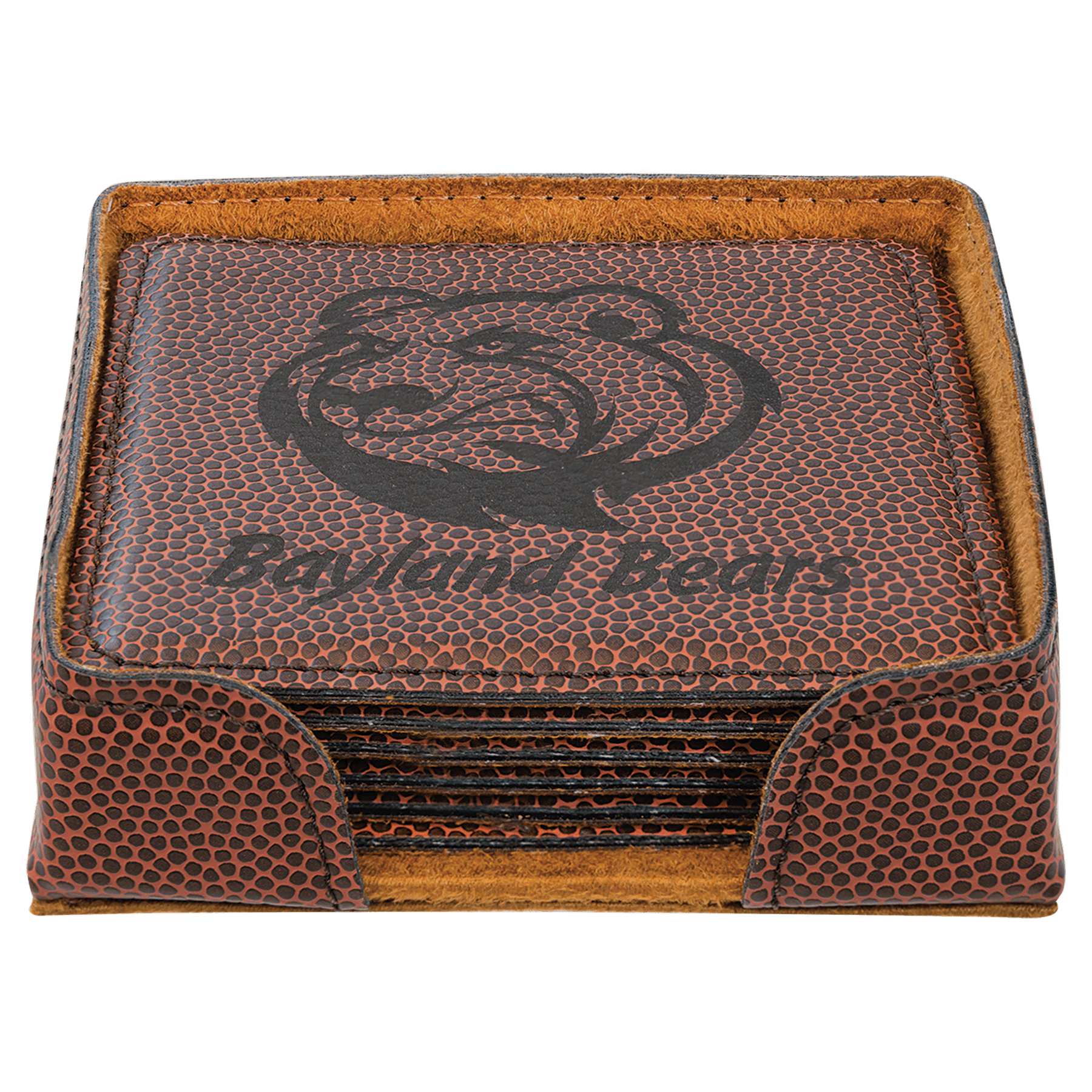 Leatherette 6 Coaster Set - CST19