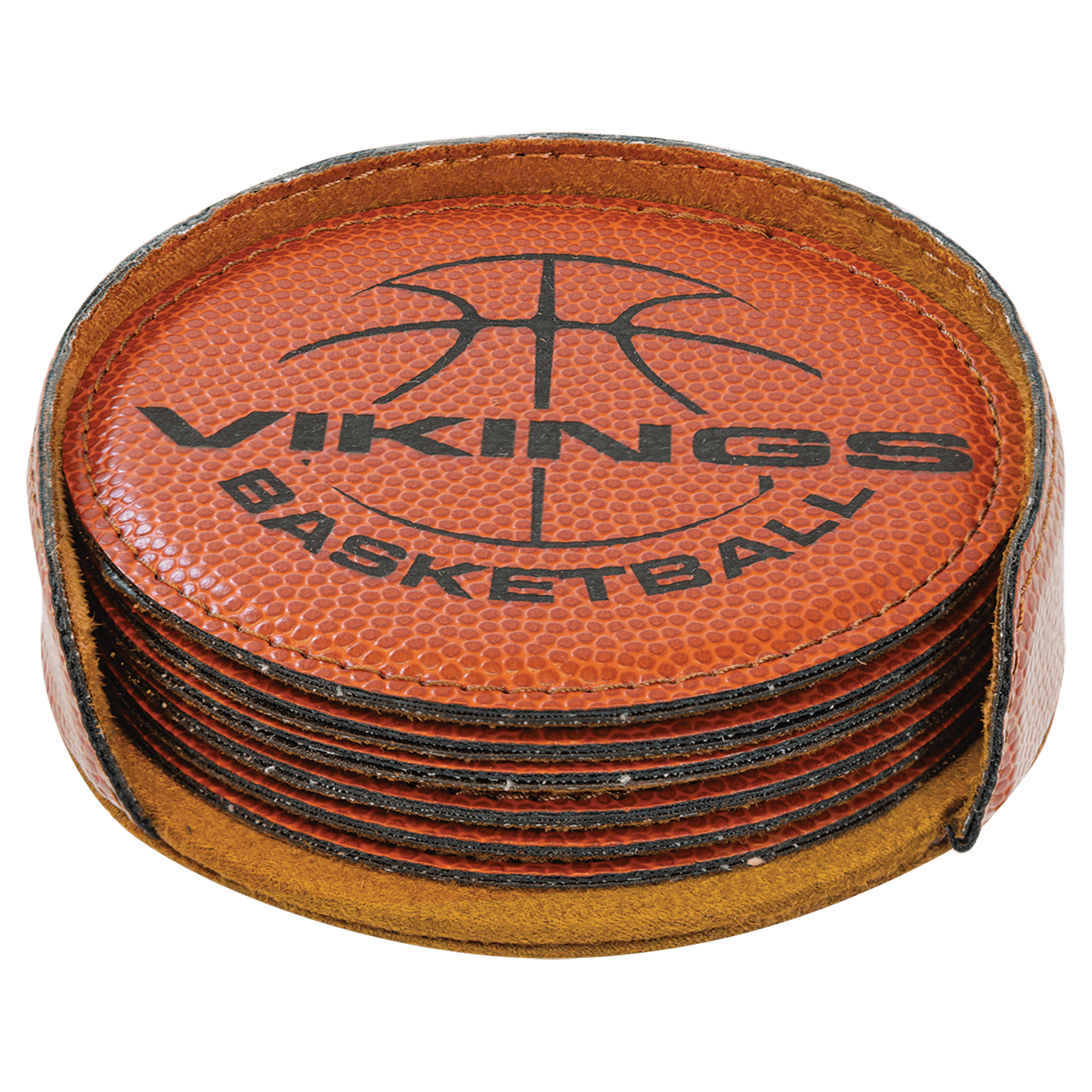 Leatherette 6 Coaster Set - CST19