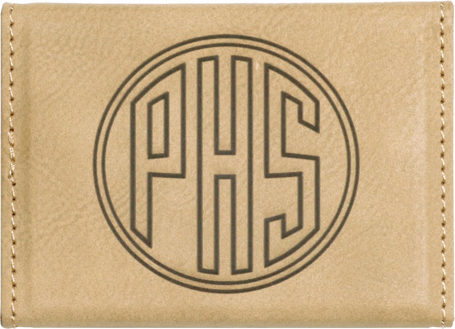 Leatherette Hard Business Card Holder - HLDR01