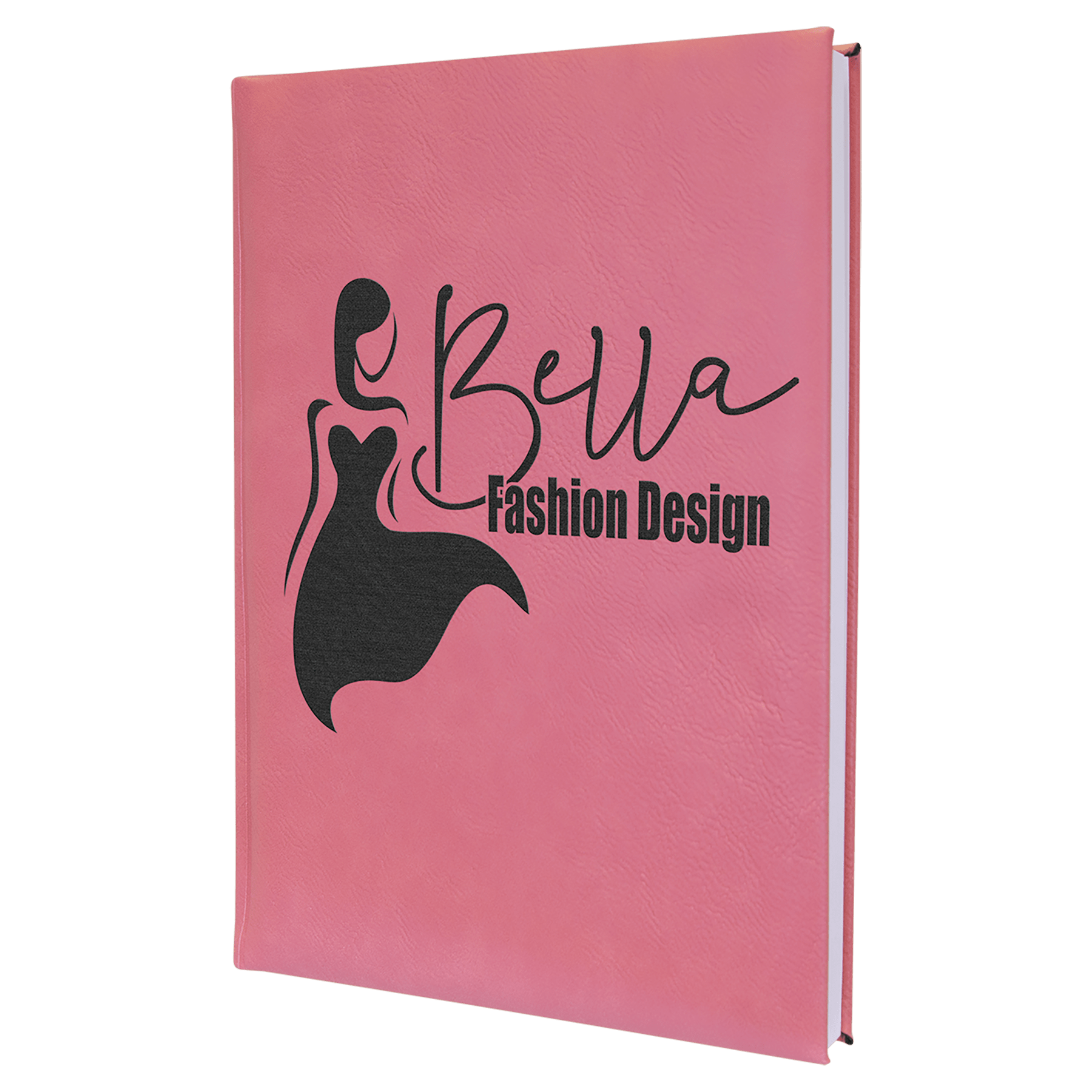 7" x 9.75" Pink Leatherette Sketch Book with Unlined Notepad