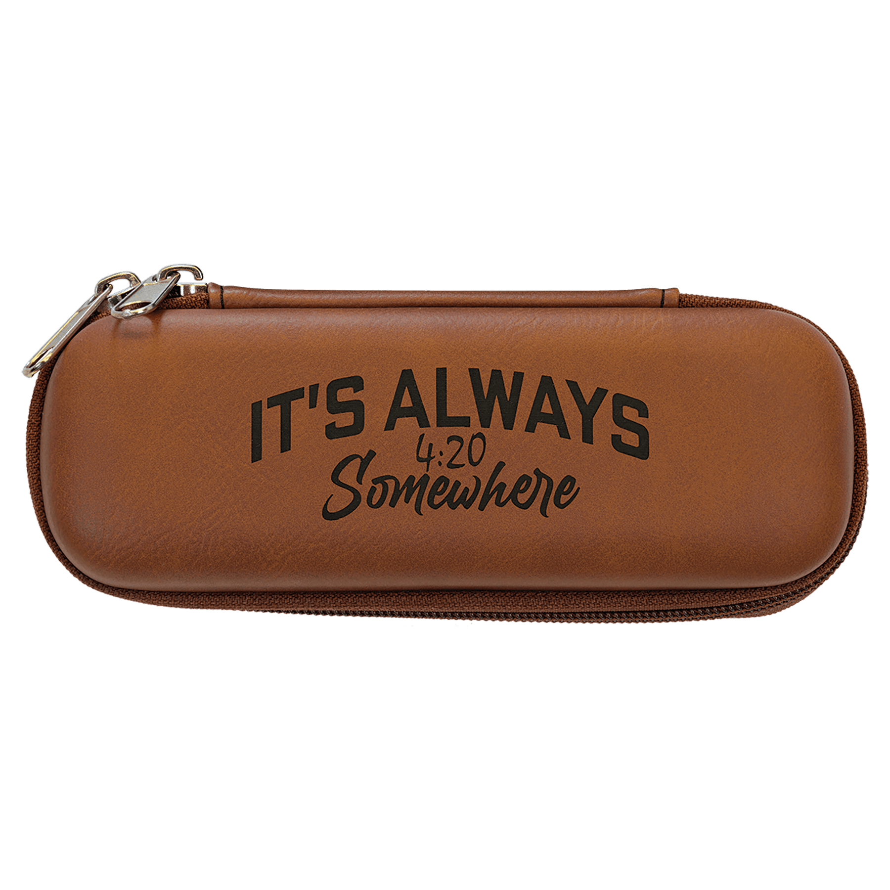 7" x 2.5" x 1.75" Rawhide Leatherette Smoke Case