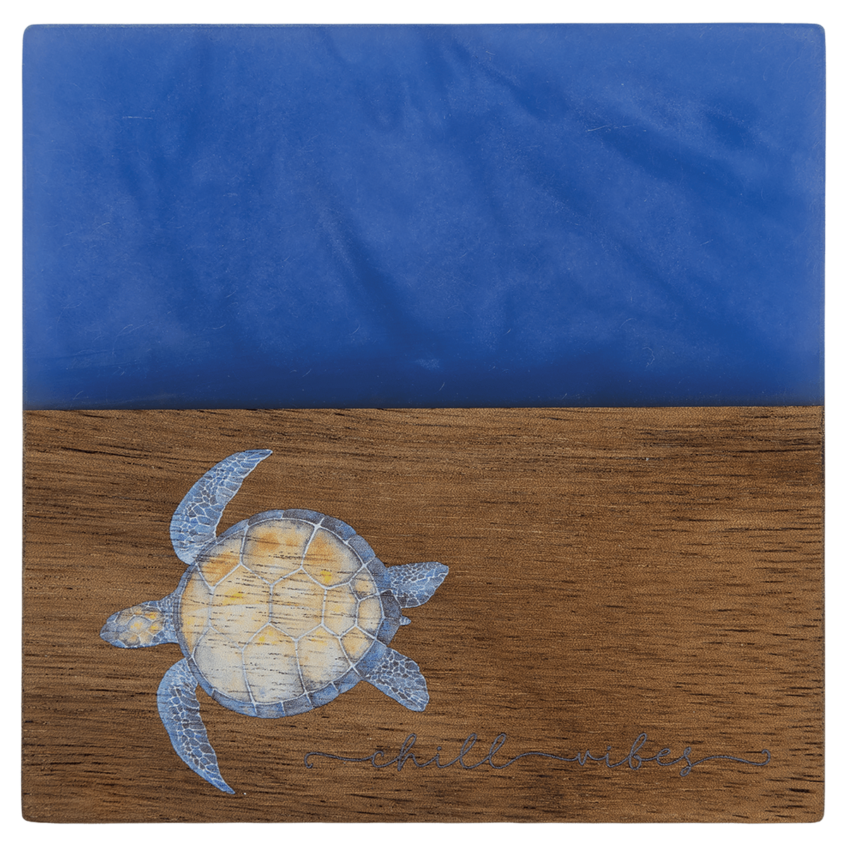 Acacia and Resin Coaster