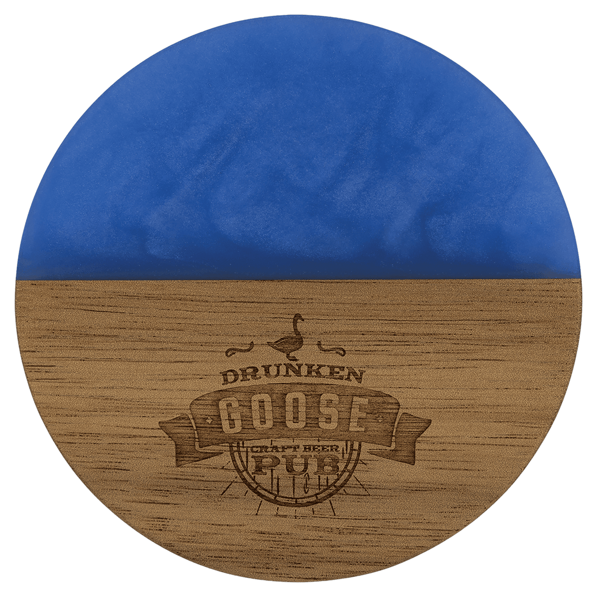 Acacia and Resin Coaster