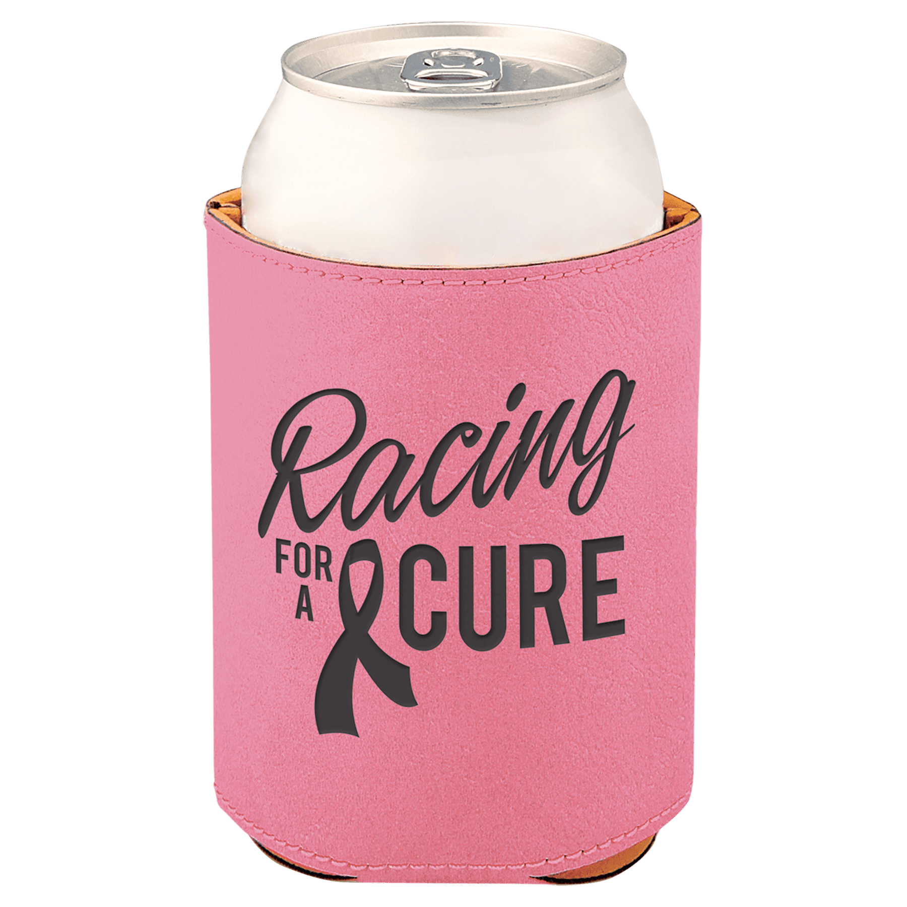 3.75" Pink Leatherette Beverage Holder