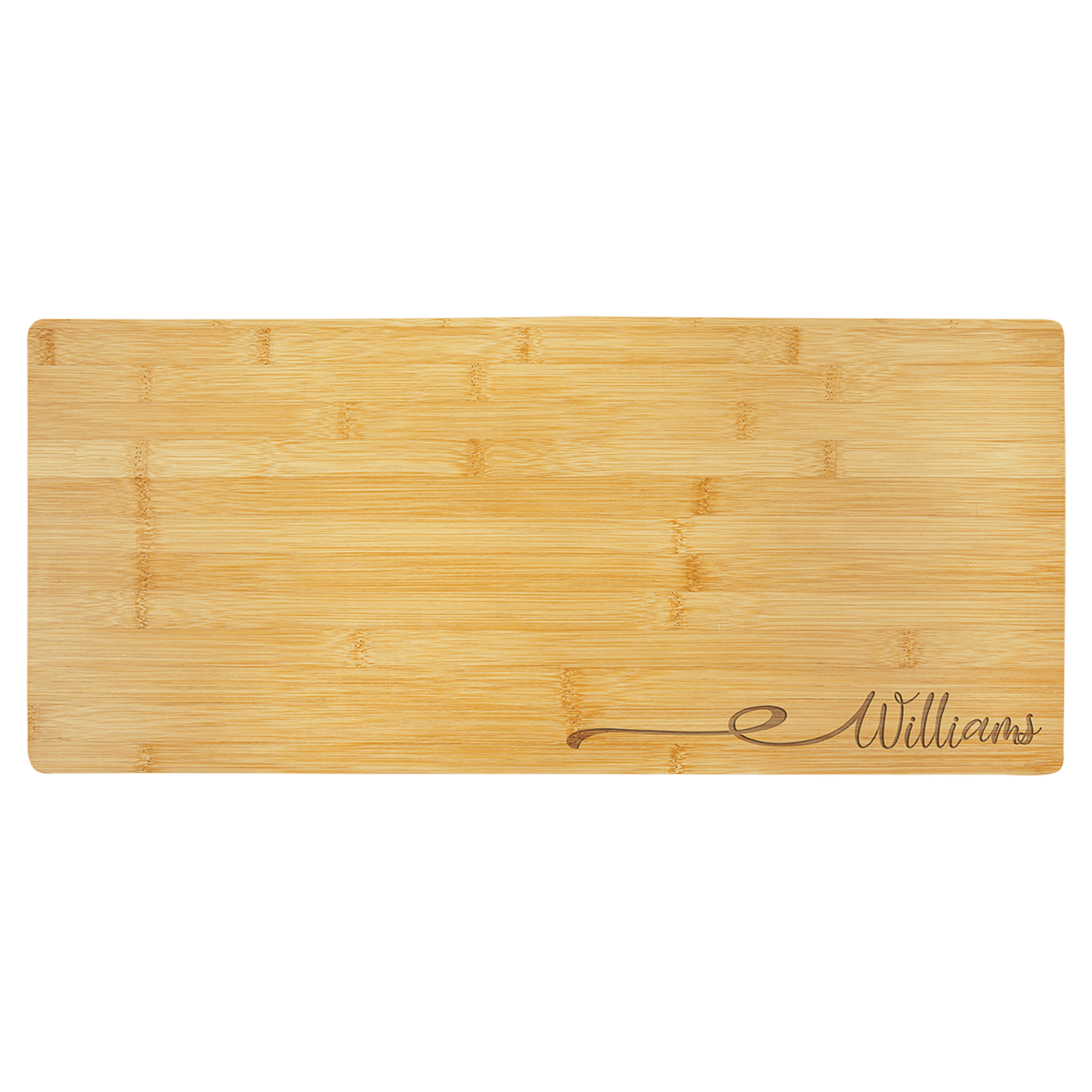 23.75" x 10" Bamboo Charcuterie Board/Cutting Boardd