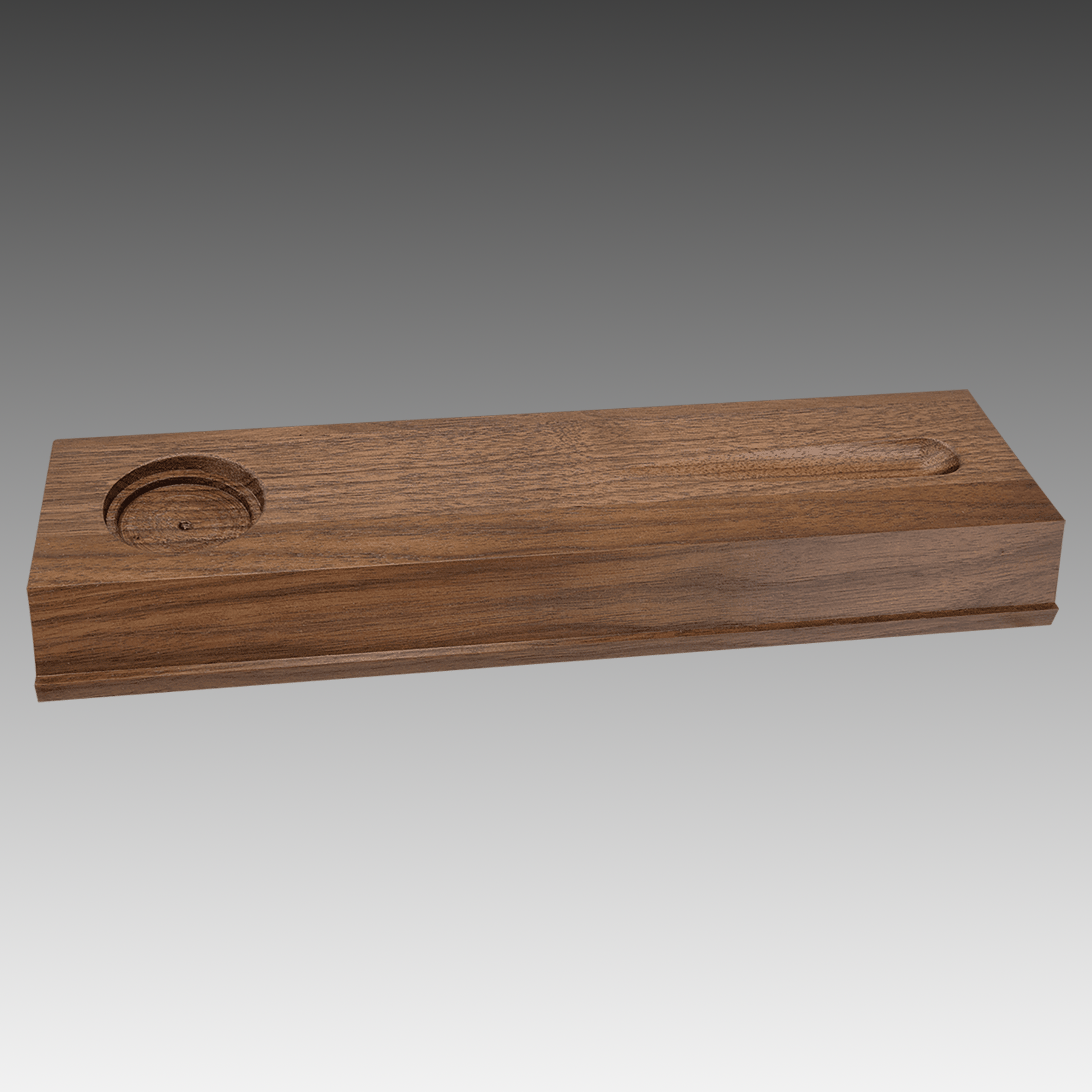 Genuine Walnut Gavel Stand - GVL12