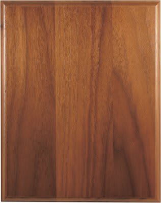 4" x 6" Step-Edge Genuine Walnut Plaque