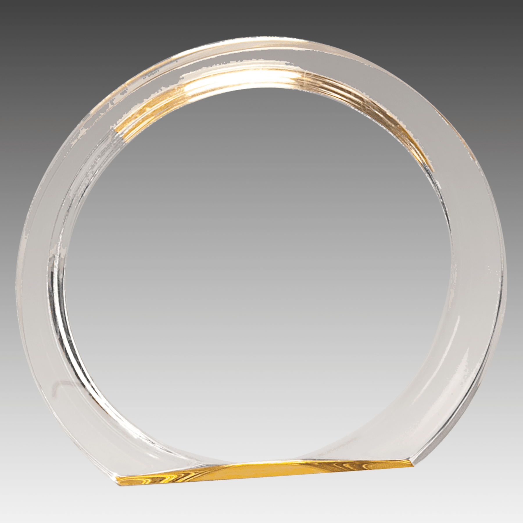 5.4" Gold Round Halo Acrylic