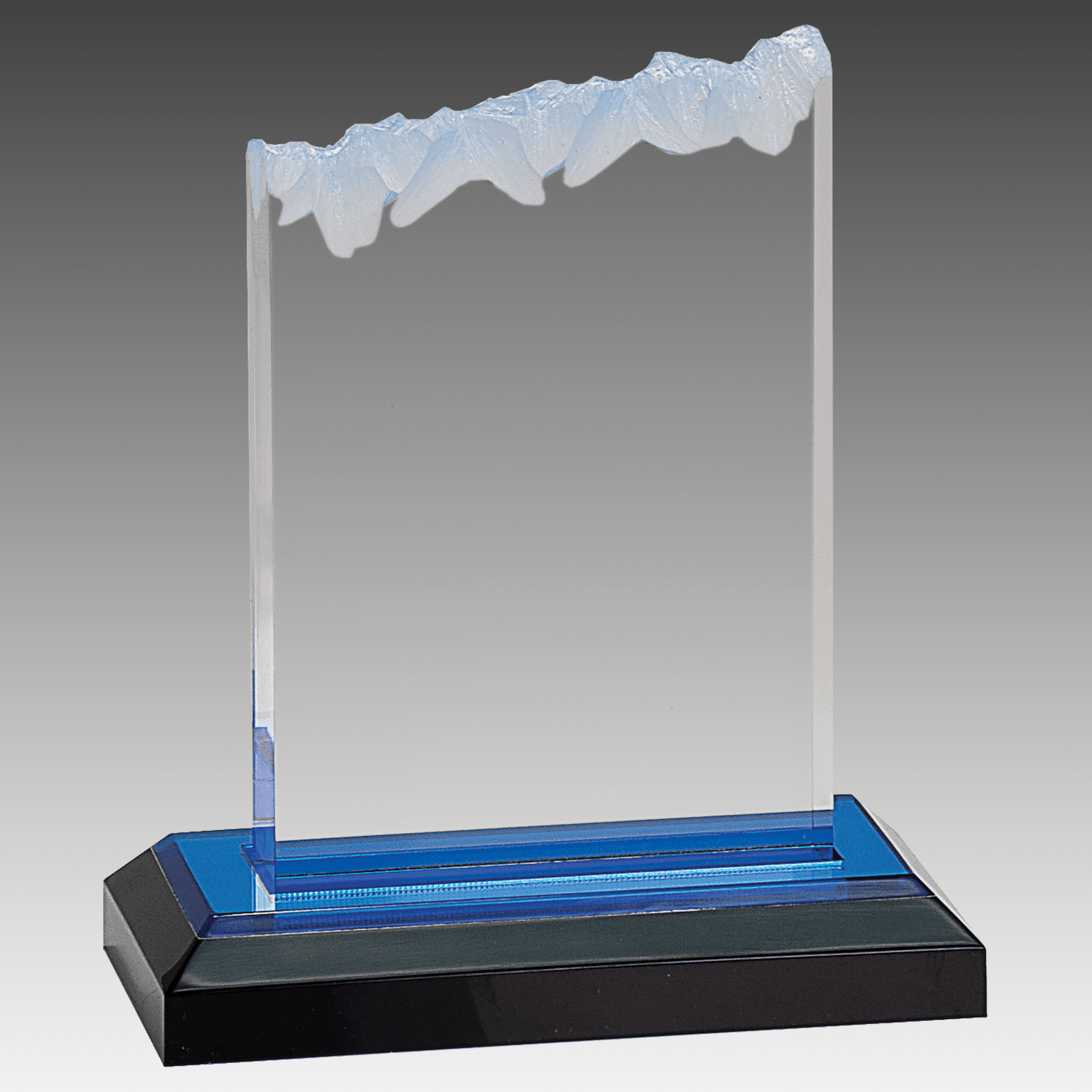 5" x 6" Blue Frosted Impress Acrylic