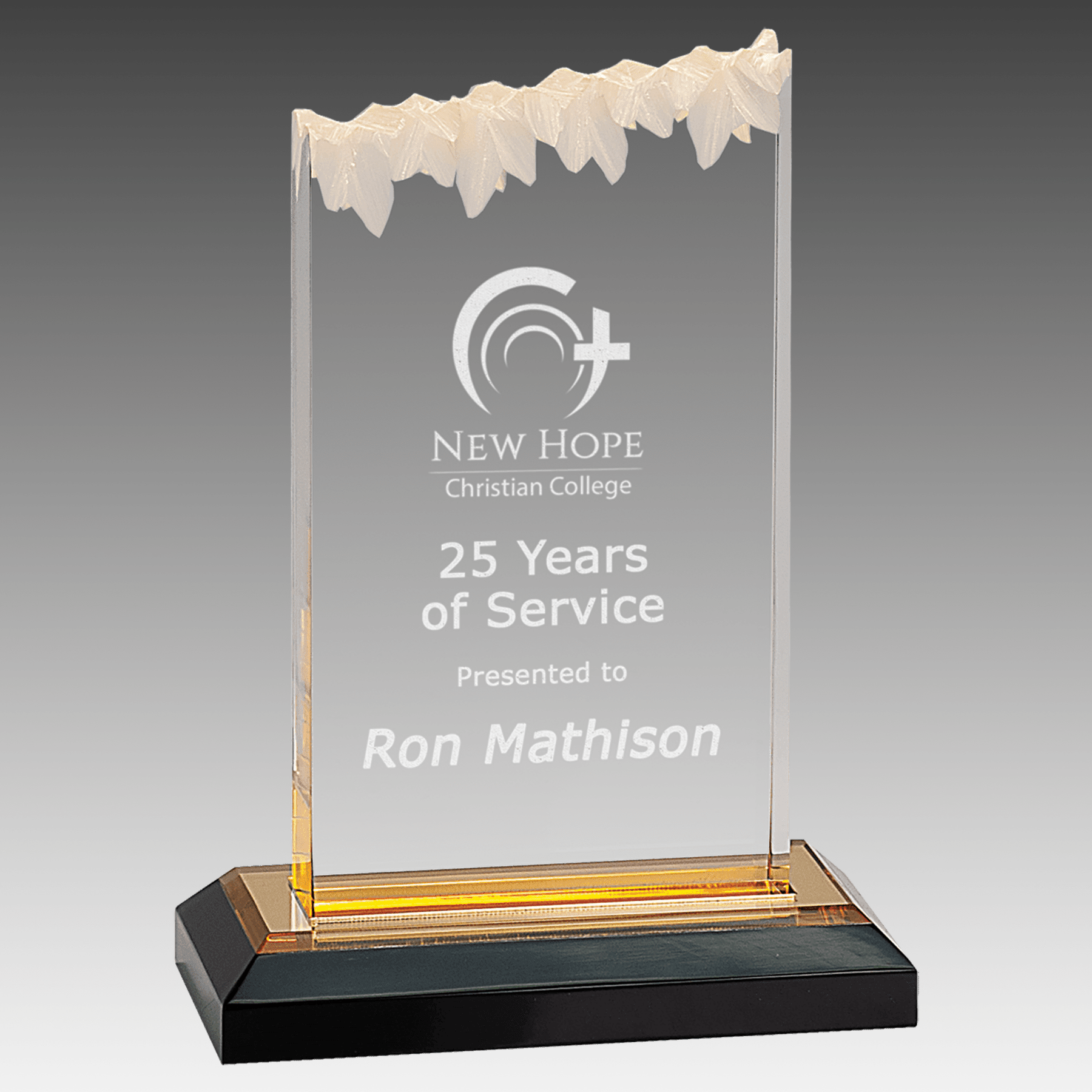 5" x 7" Gold Frosted Impress Acrylic