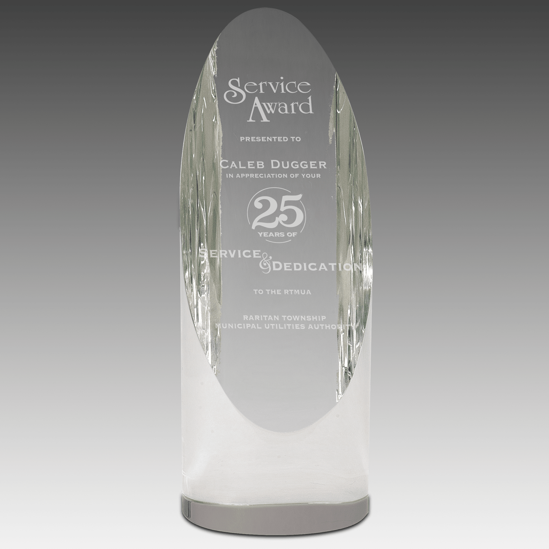 7.5" Crystal Cylinder