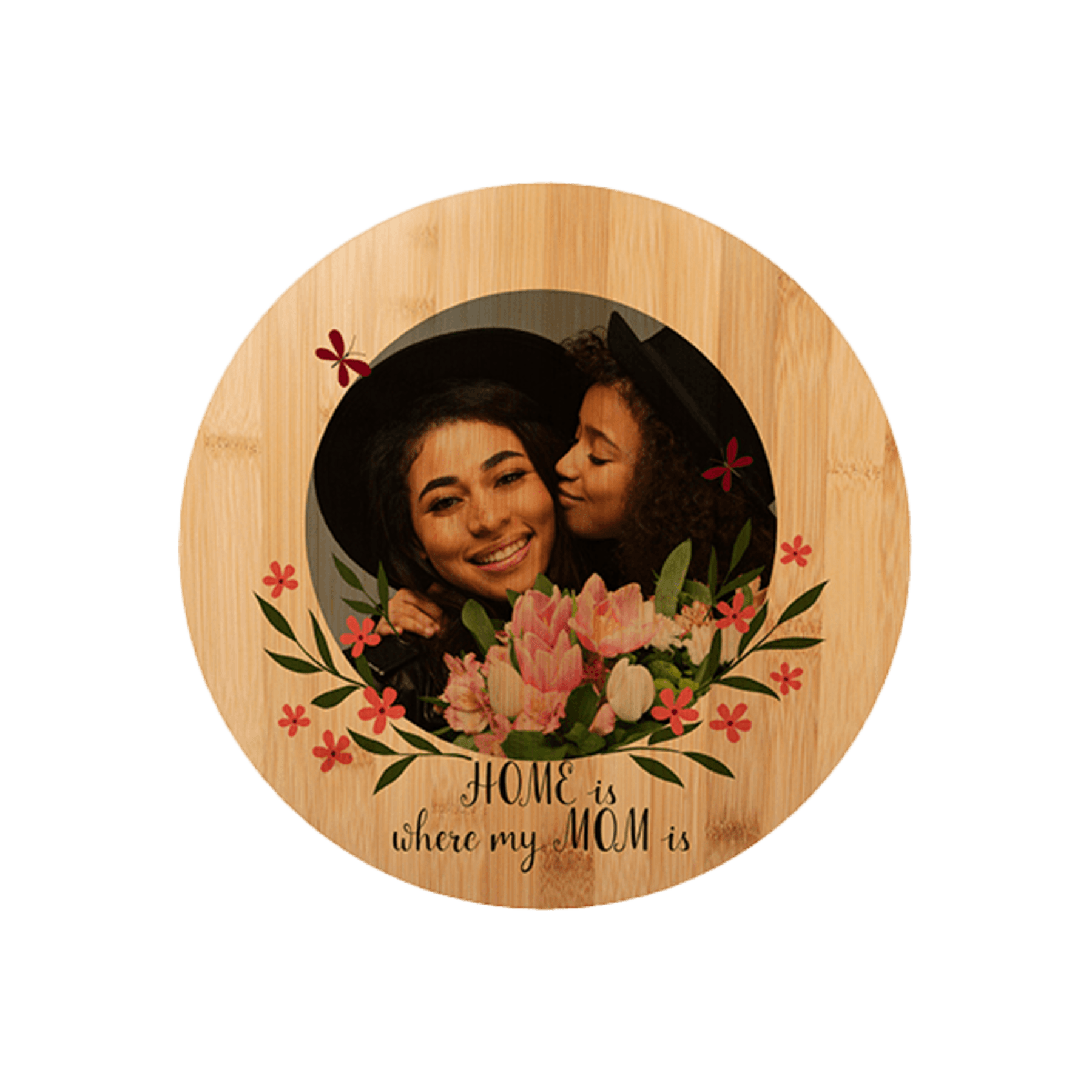 Round Sublimatable Bamboo Cutting Board