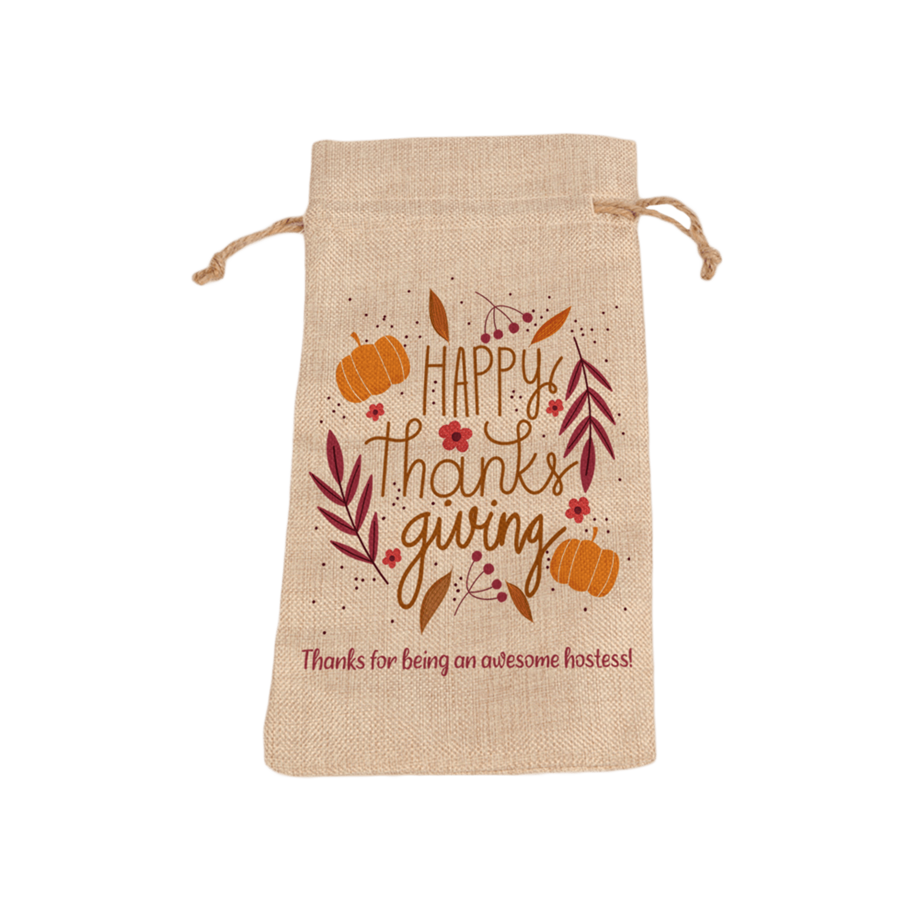 Burlap Drawstring Bags - SCK23