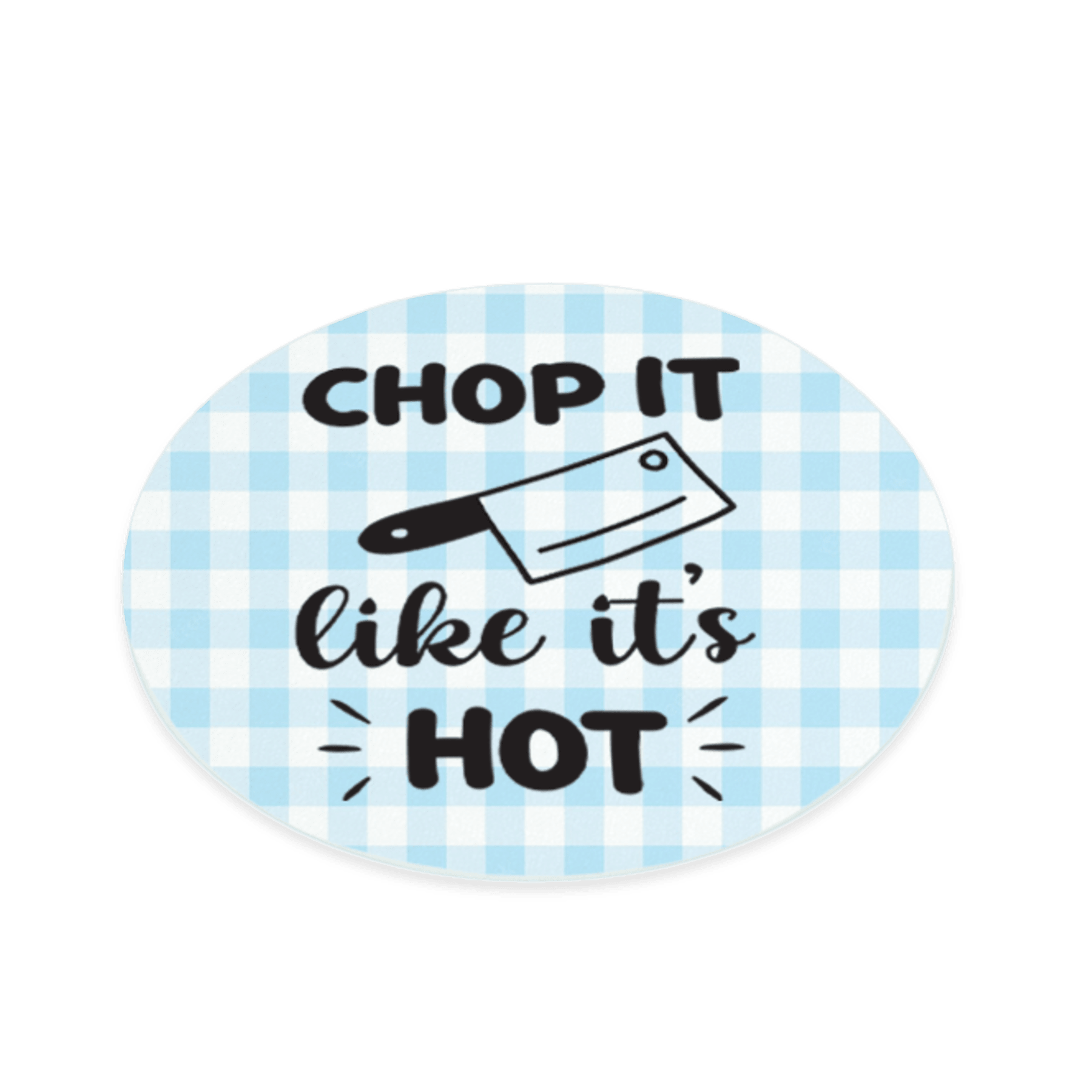 7.9" Round Glass Cutting Board