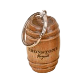 2" - Wood Barrel Keychains