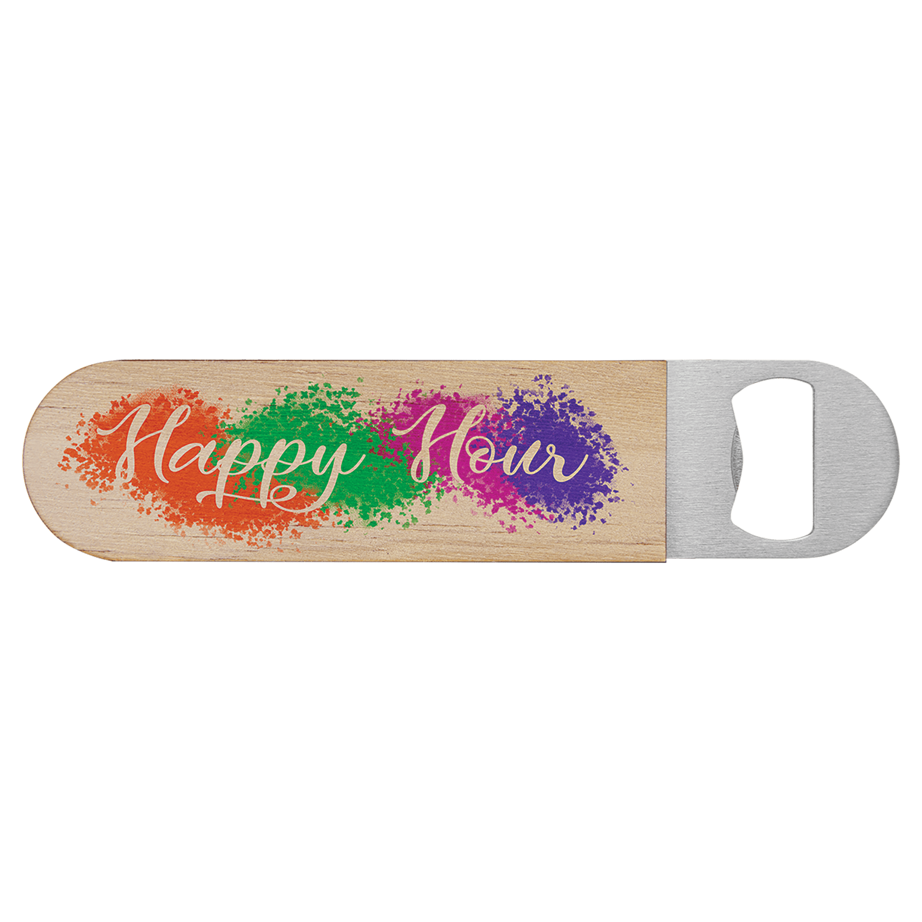 1.5" x 7" Sublimatable Wood Bottle Opener