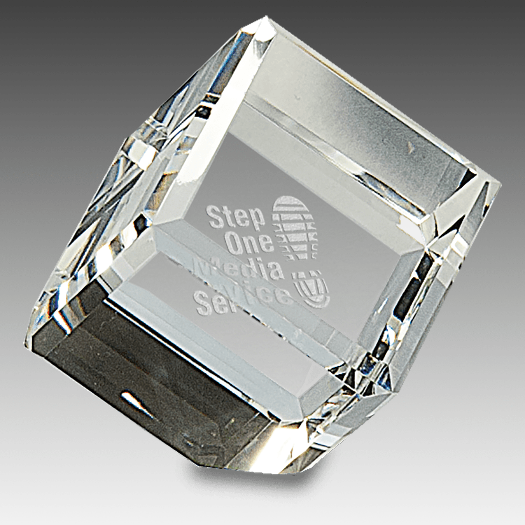 2" x 2" Crystal Cube