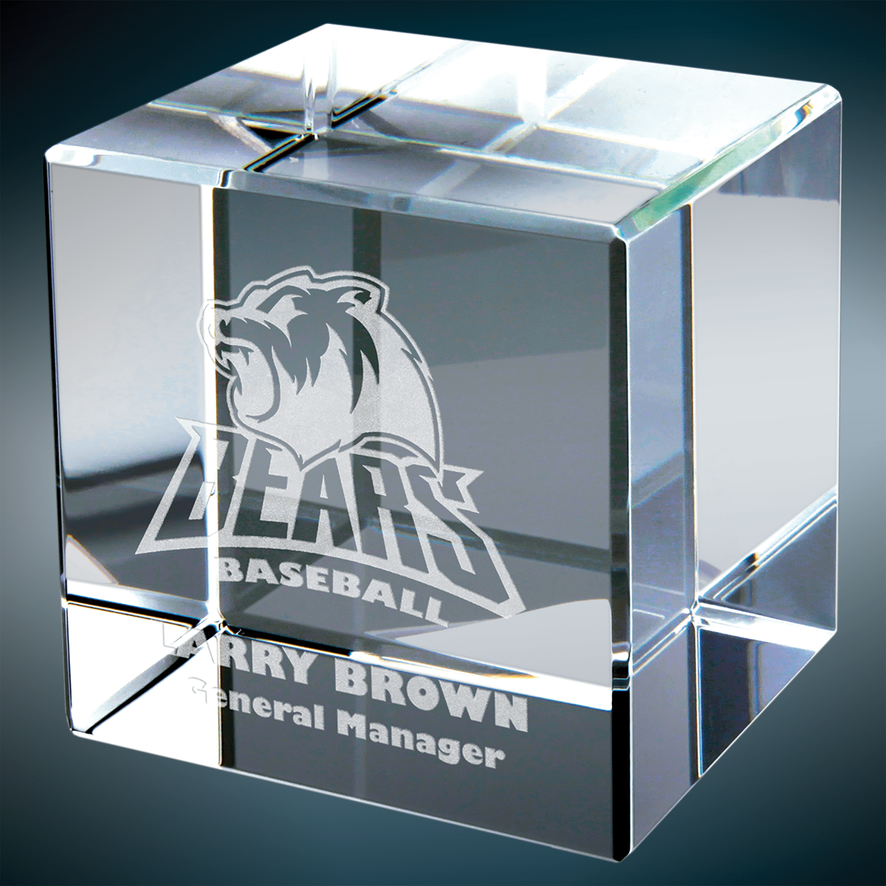 2" x 2" Crystal Cube