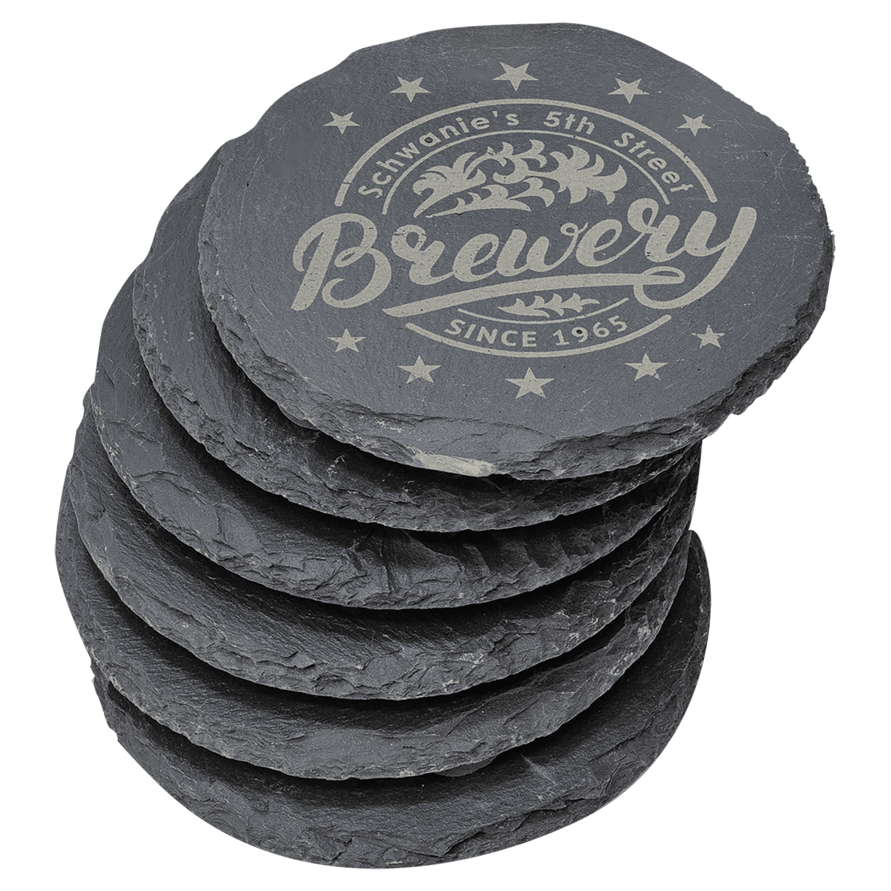 Slate Coaster Set 6 Piece - CST34
