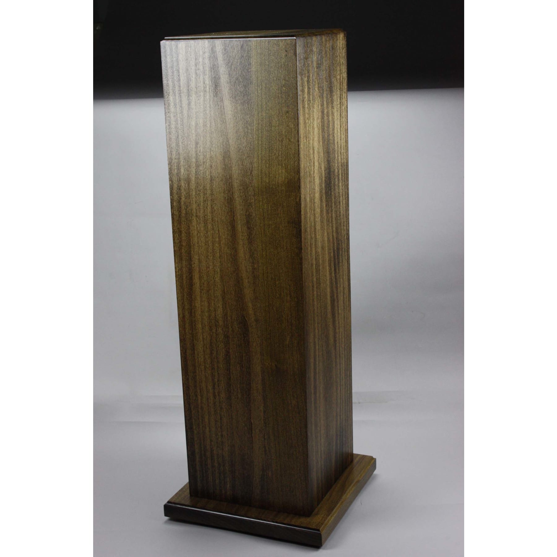 36" Tall - Walnut Hardwood Award Stand
