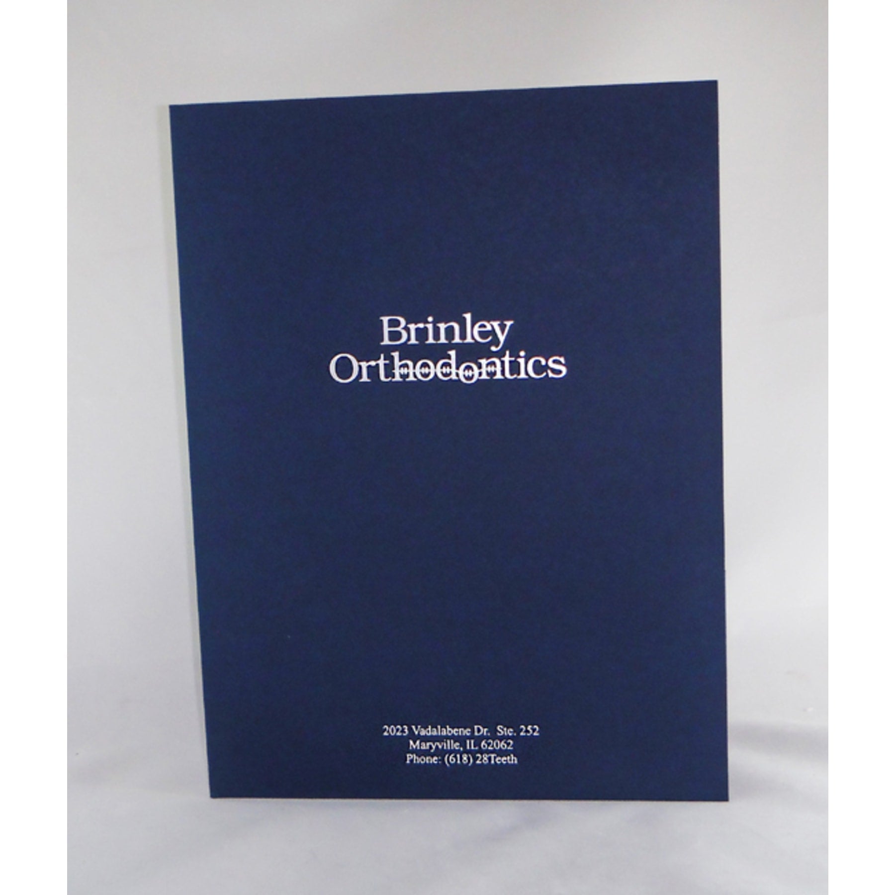 9" x 12" - Linen Presentation Folders - Hot Stamped