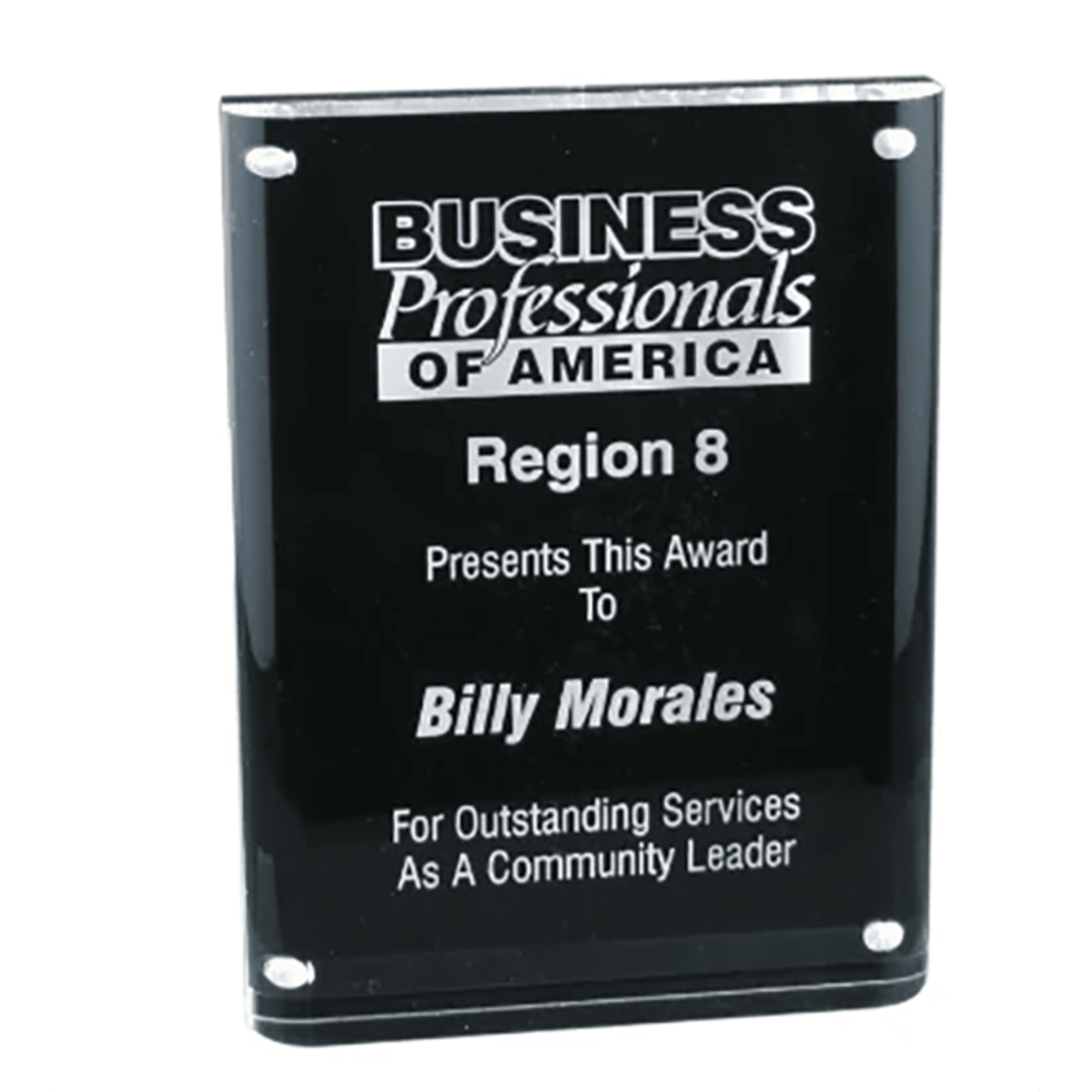 6" x 8" Magnetic Acrylic Award