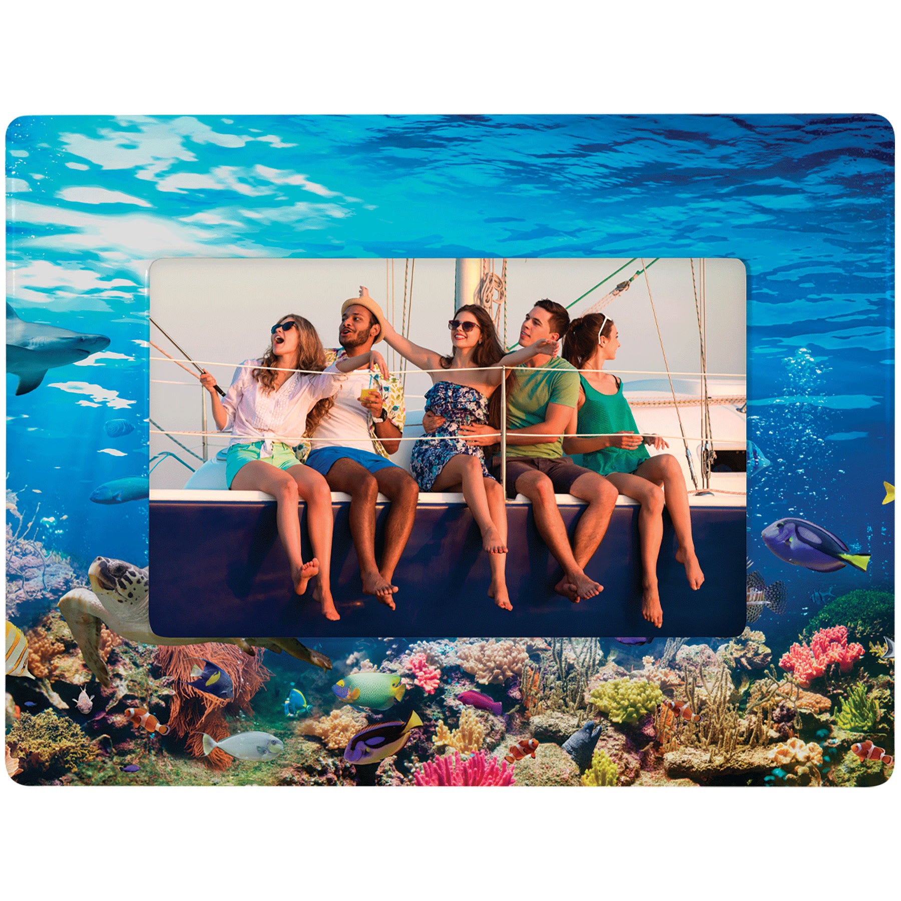 4" x 6" Sublimatable Ceramic Photo Frame