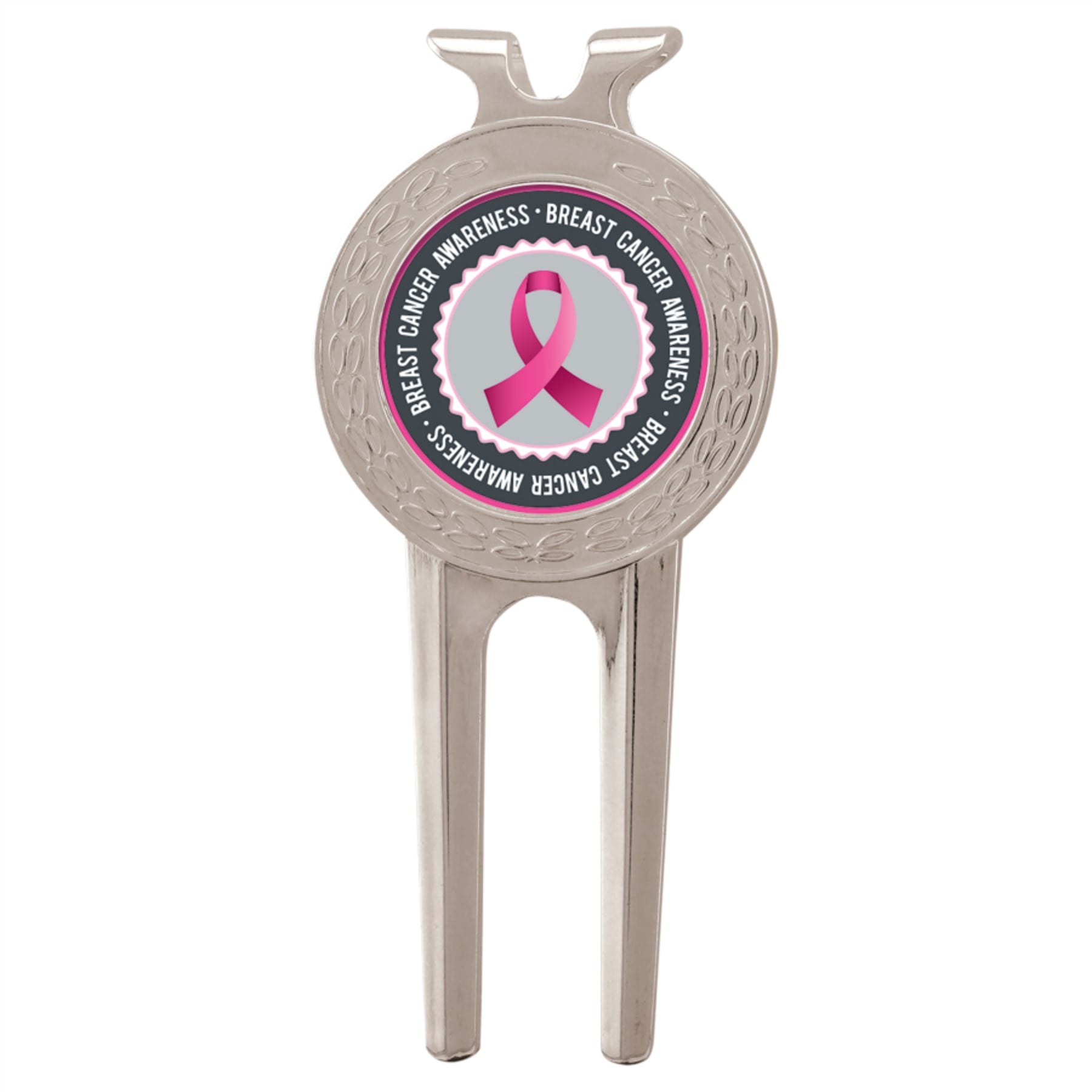 1.5" x 3" Silver Divot Tool with Sublimatable Insert