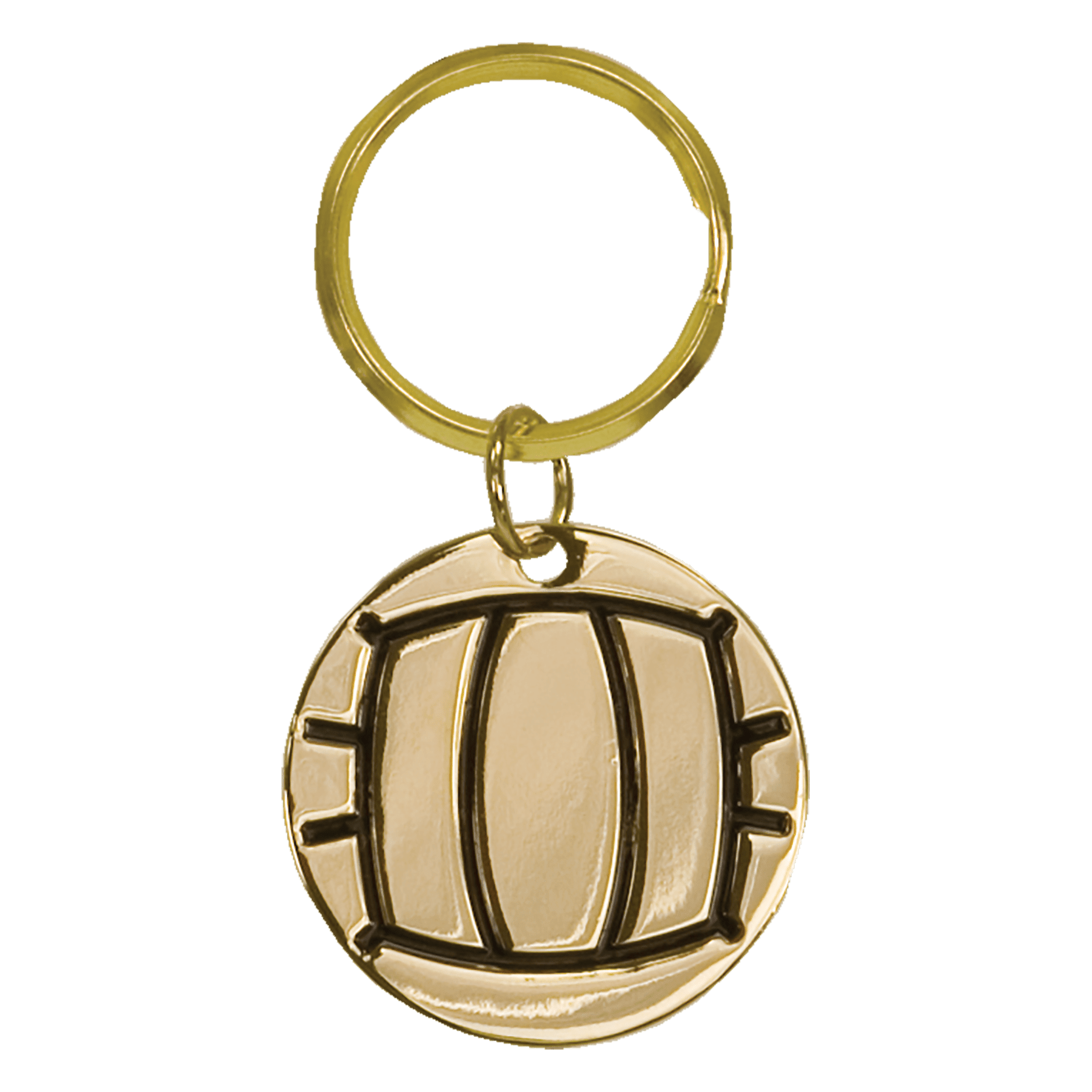 Volleyball Brass Keychain - KCB03