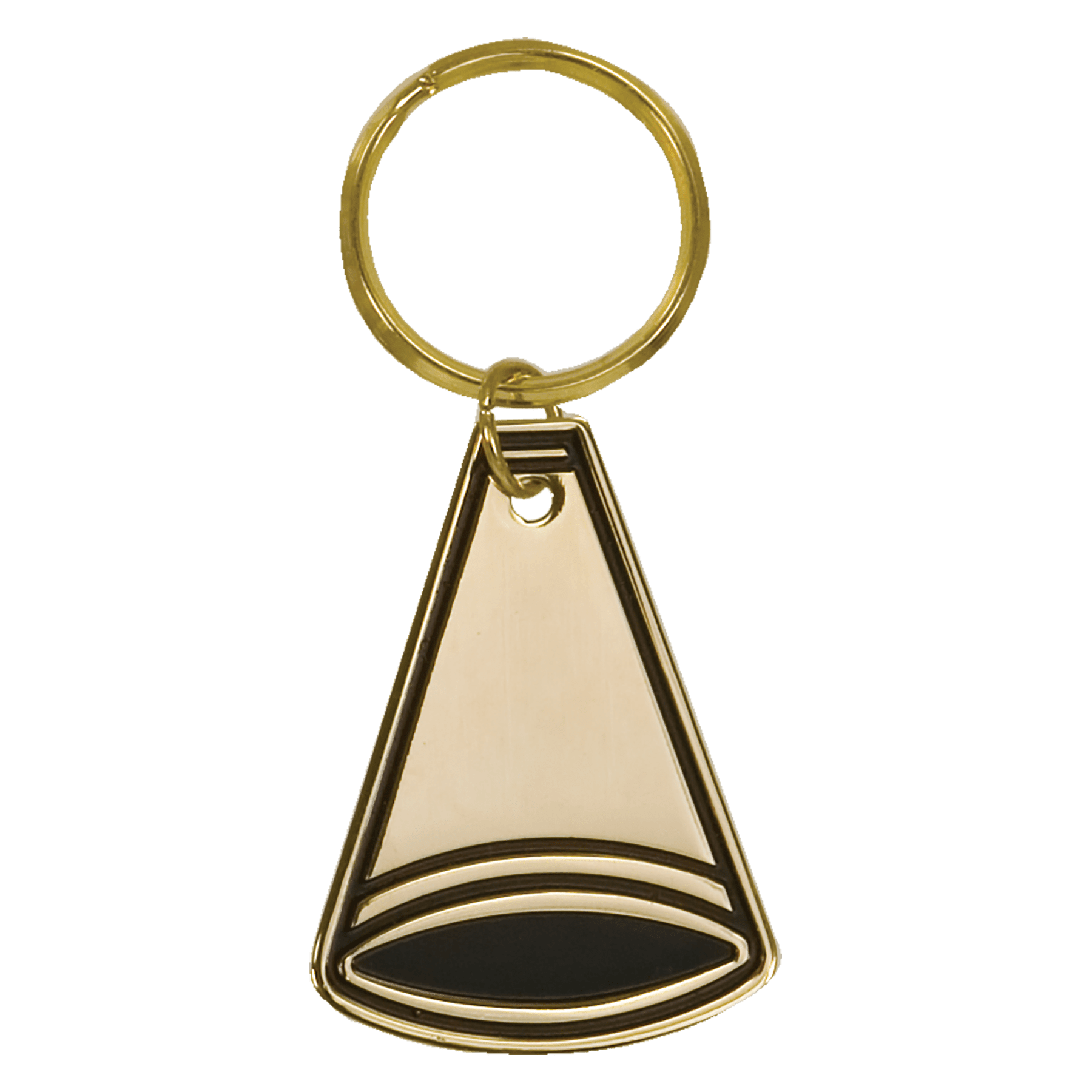 Megaphone Brass Keychain - KCB04