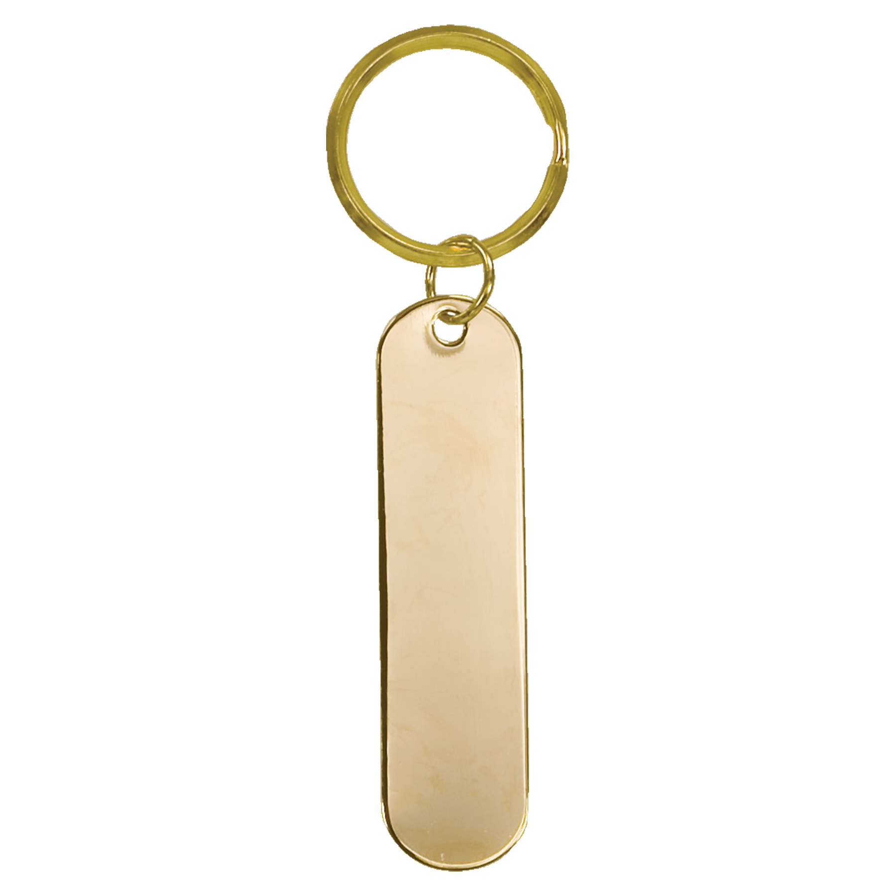 Gold Bar Brass Keychain - KCB07