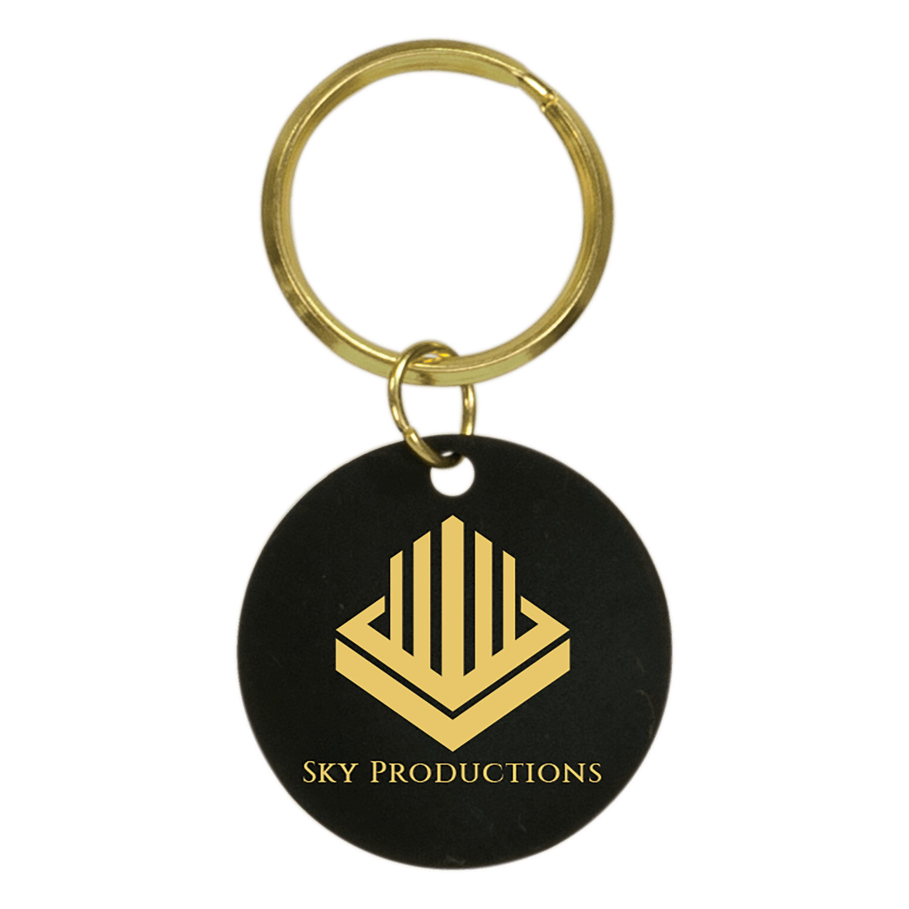 Blank Circle Keychain - KCB15